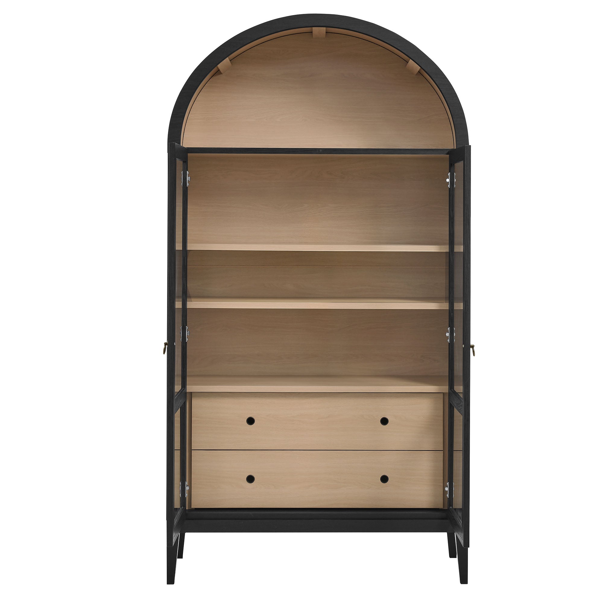 Nolan 74" Tall Wide Arched Storage Display Cabinet by Modway - Best Buy Furniture