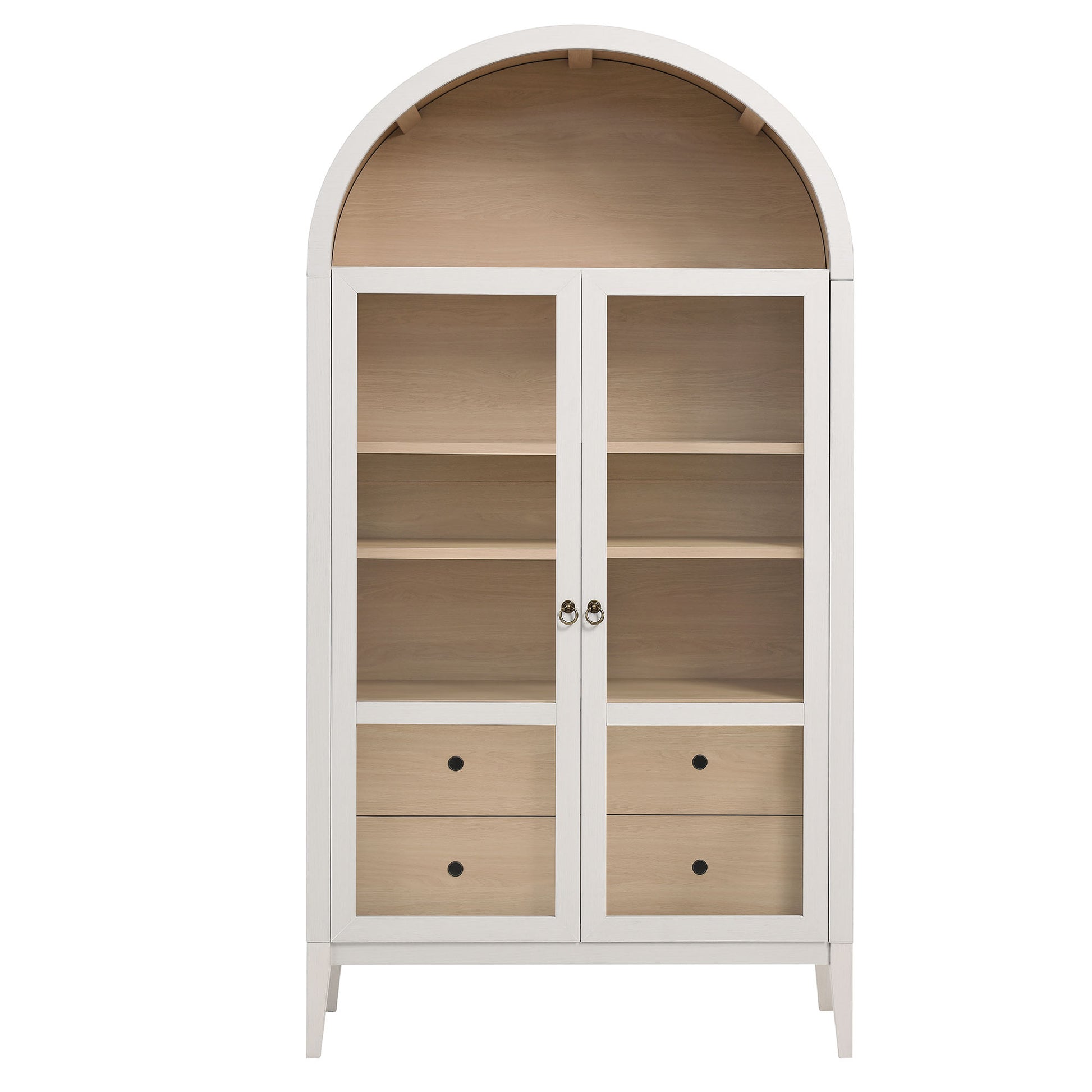 Nolan 74" Tall Wide Arched Storage Display Cabinet by Modway - Best Buy Furniture