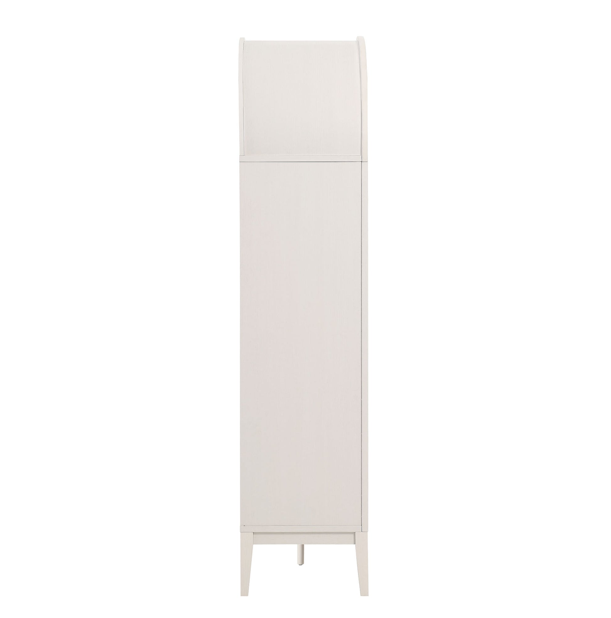 Nolan 74" Tall Wide Arched Storage Display Cabinet Bookshelf by Modway - Best Buy Furniture