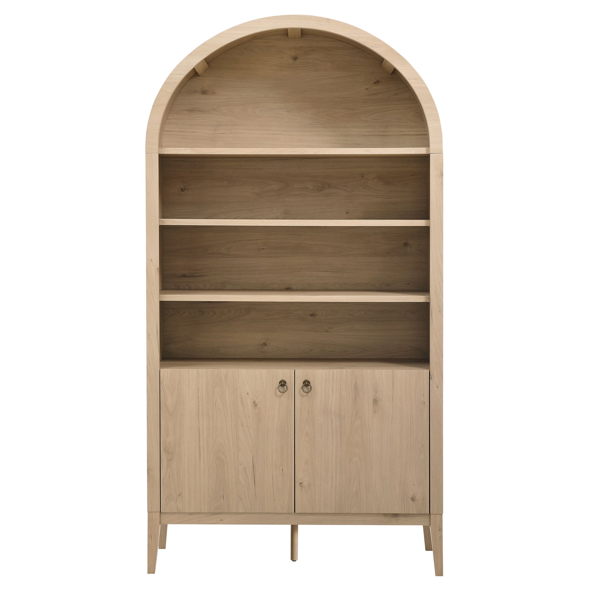 Nolan 74" Tall Wide Arched Storage Display Cabinet Bookshelf by Modway - Best Buy Furniture