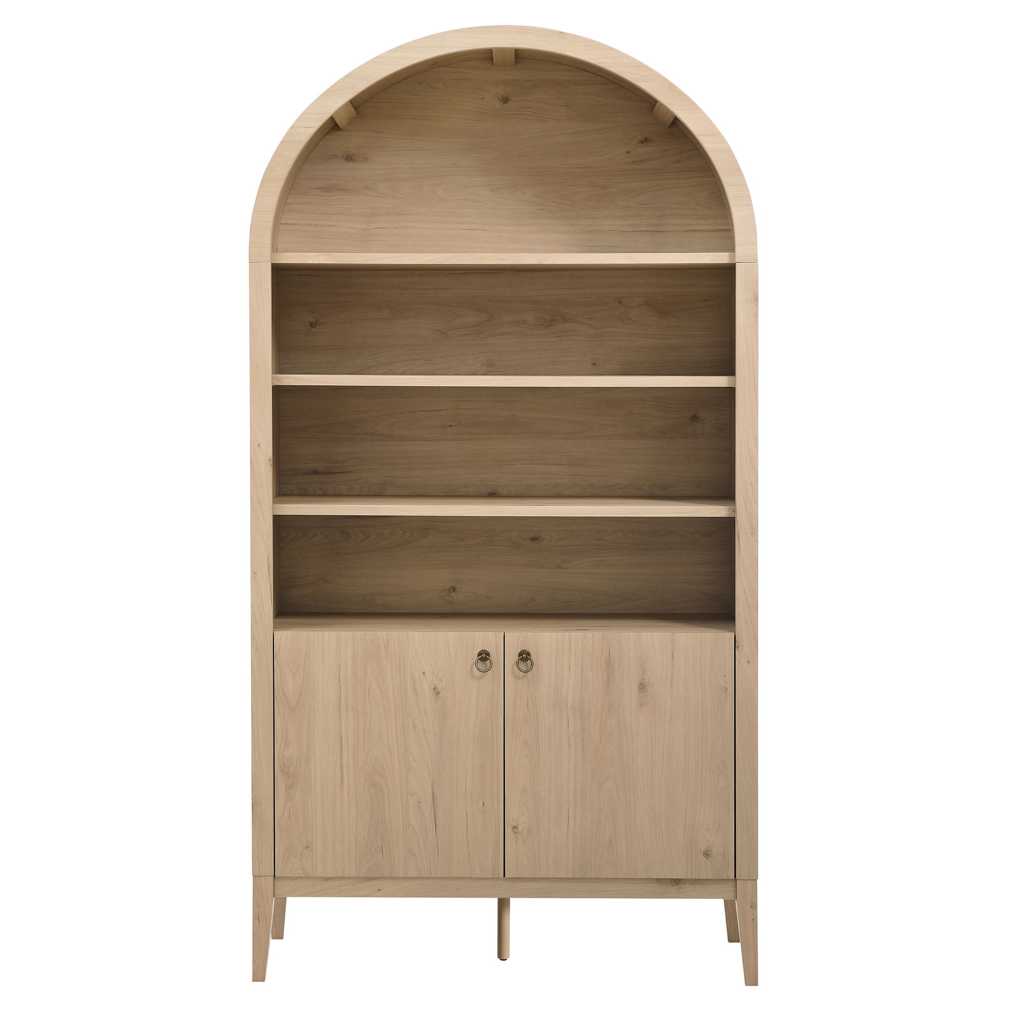 Nolan 74" Tall Wide Arched Storage Display Cabinet Bookshelf by Modway - Best Buy Furniture