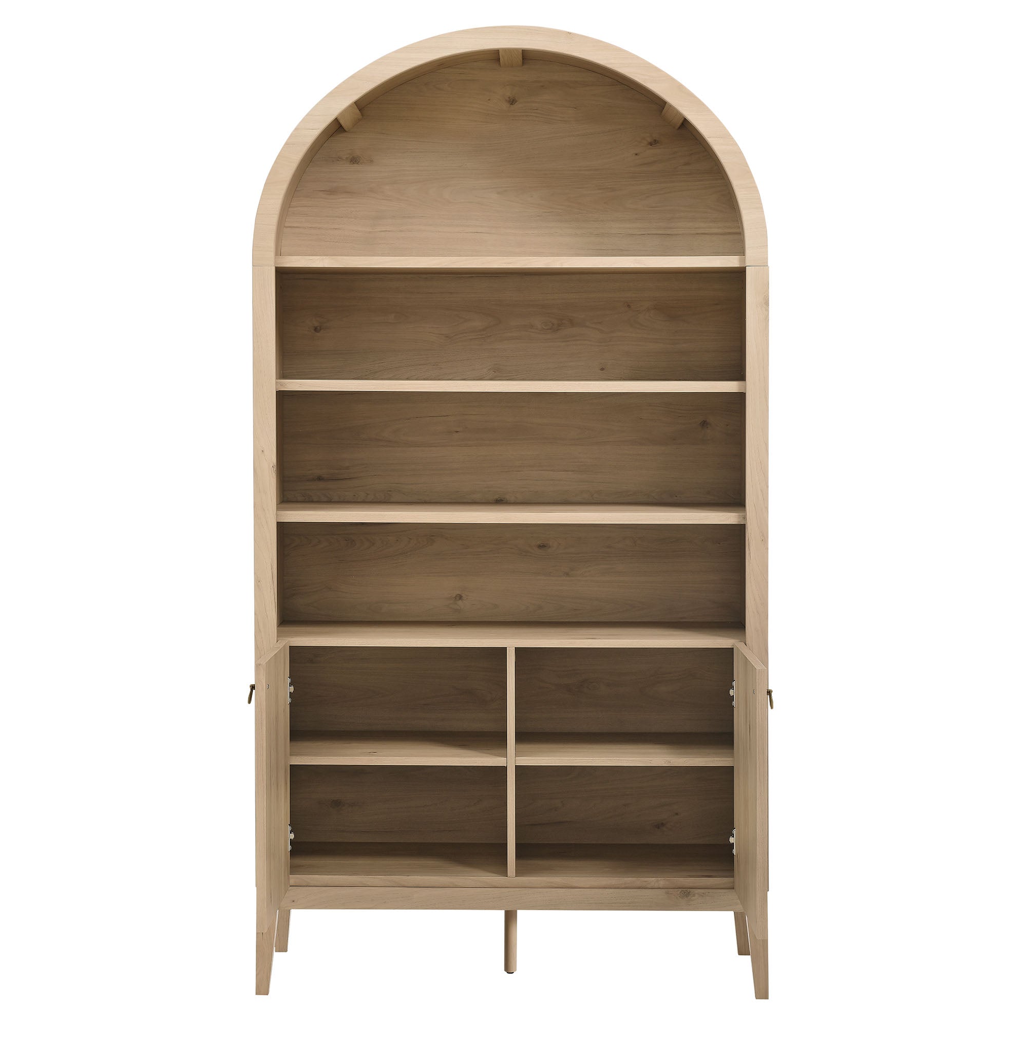 Nolan 74" Tall Wide Arched Storage Display Cabinet Bookshelf by Modway - Best Buy Furniture