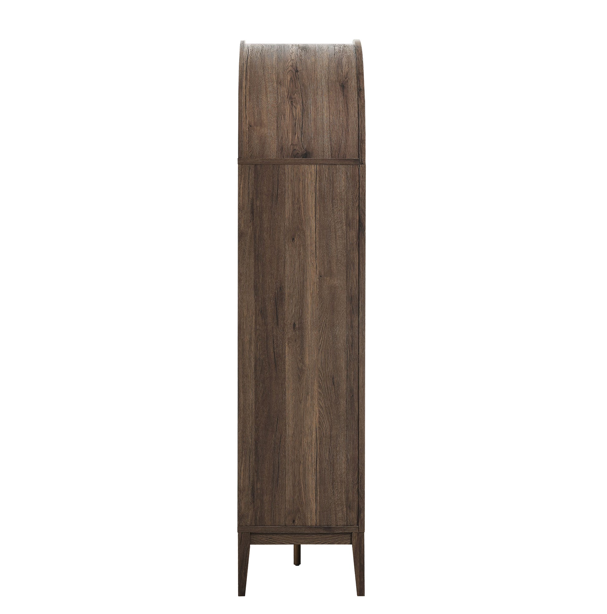 Nolan 74" Tall Wide Arched Storage Display Cabinet Bookshelf by Modway - Best Buy Furniture
