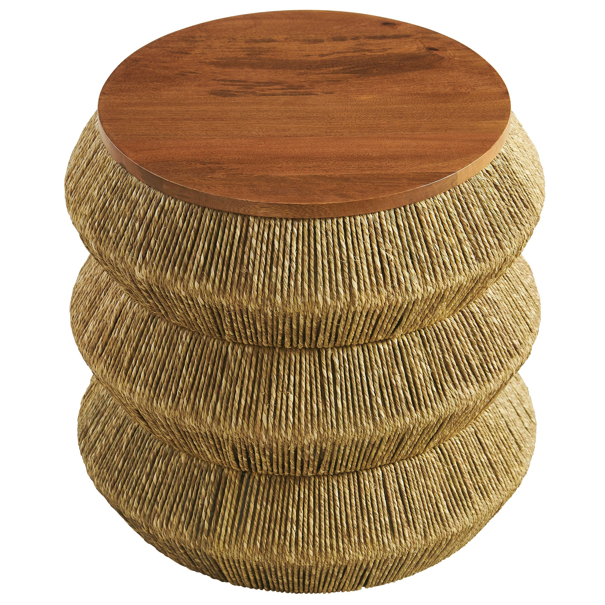 Maris Seagrass and Wood End Table by Modway - Best Buy Furniture