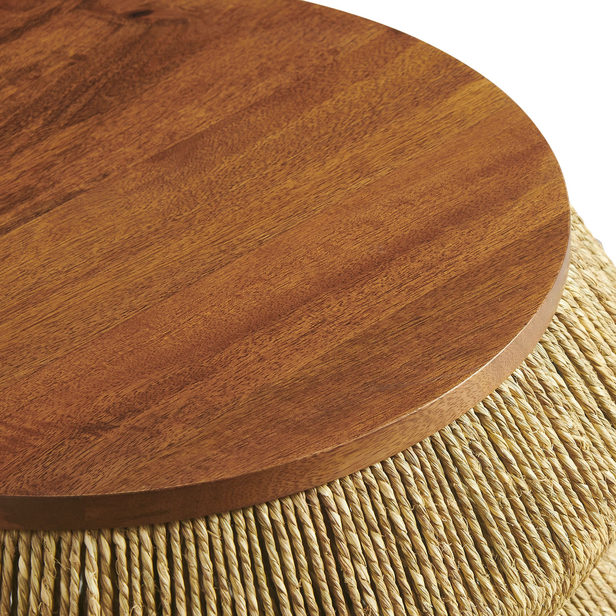 Maris Seagrass and Wood End Table by Modway - Best Buy Furniture