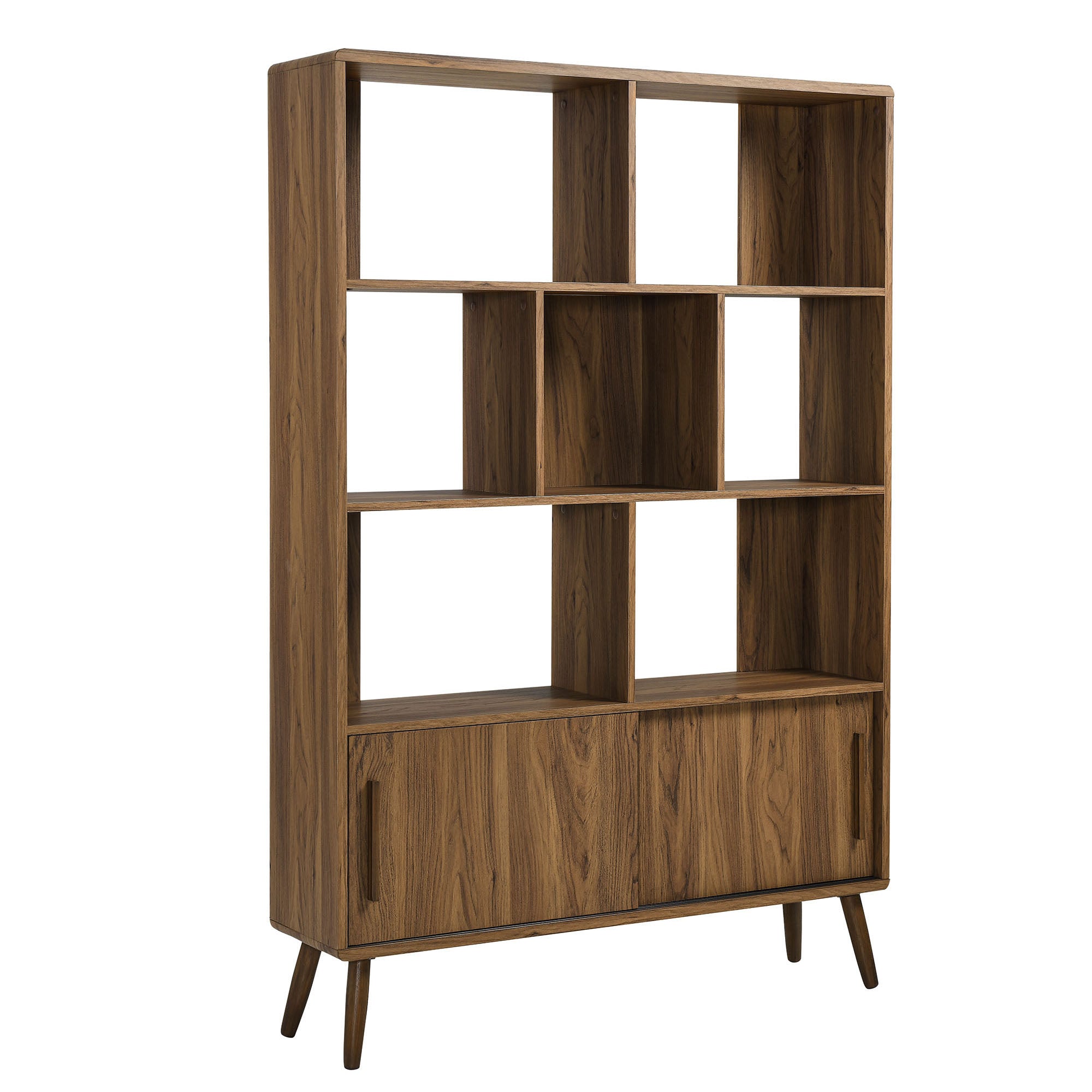 Transmit 45" Bookcase with Sliding Doors by Modway