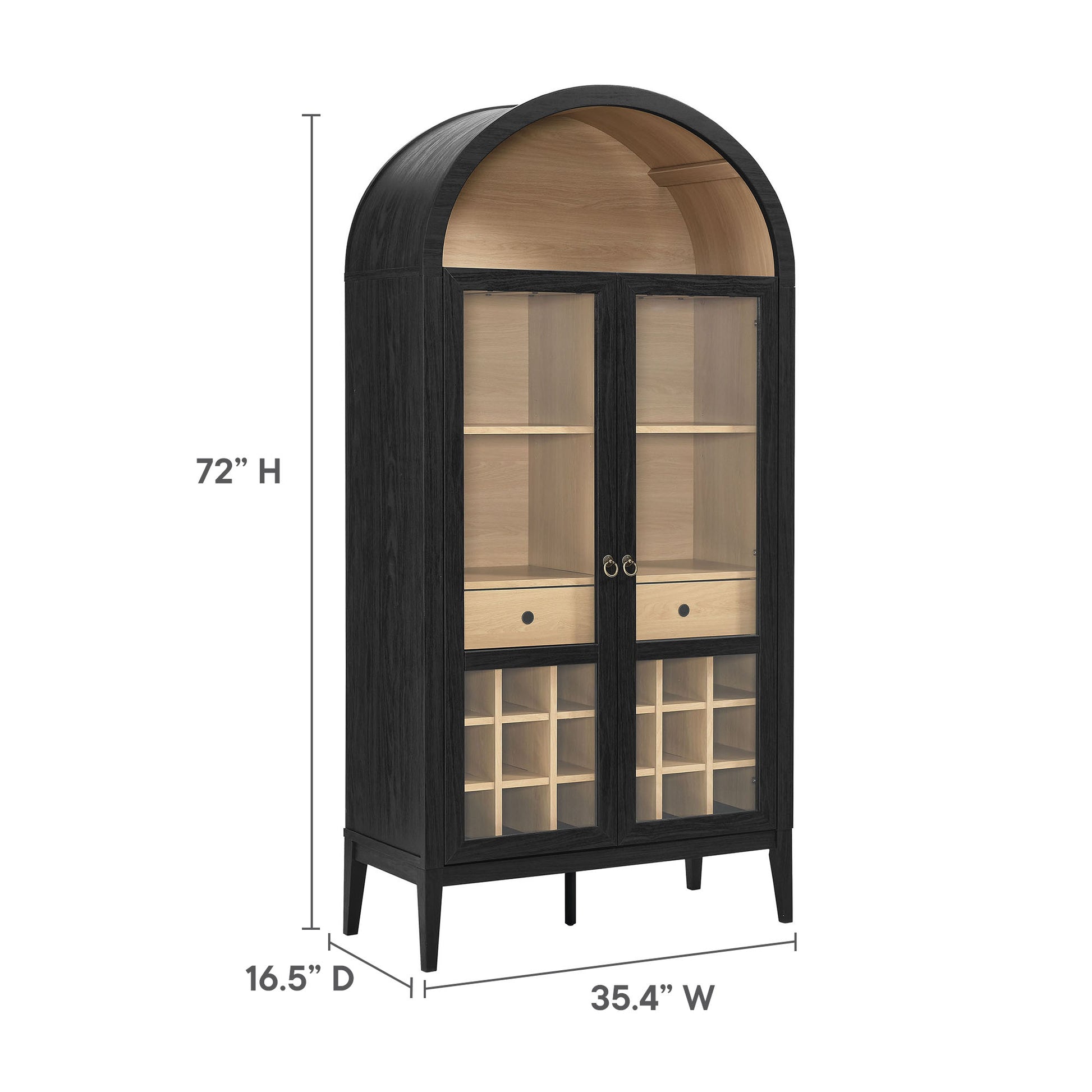 Nolan Arched Bar Cabinet by Modway - Best Buy Furniture