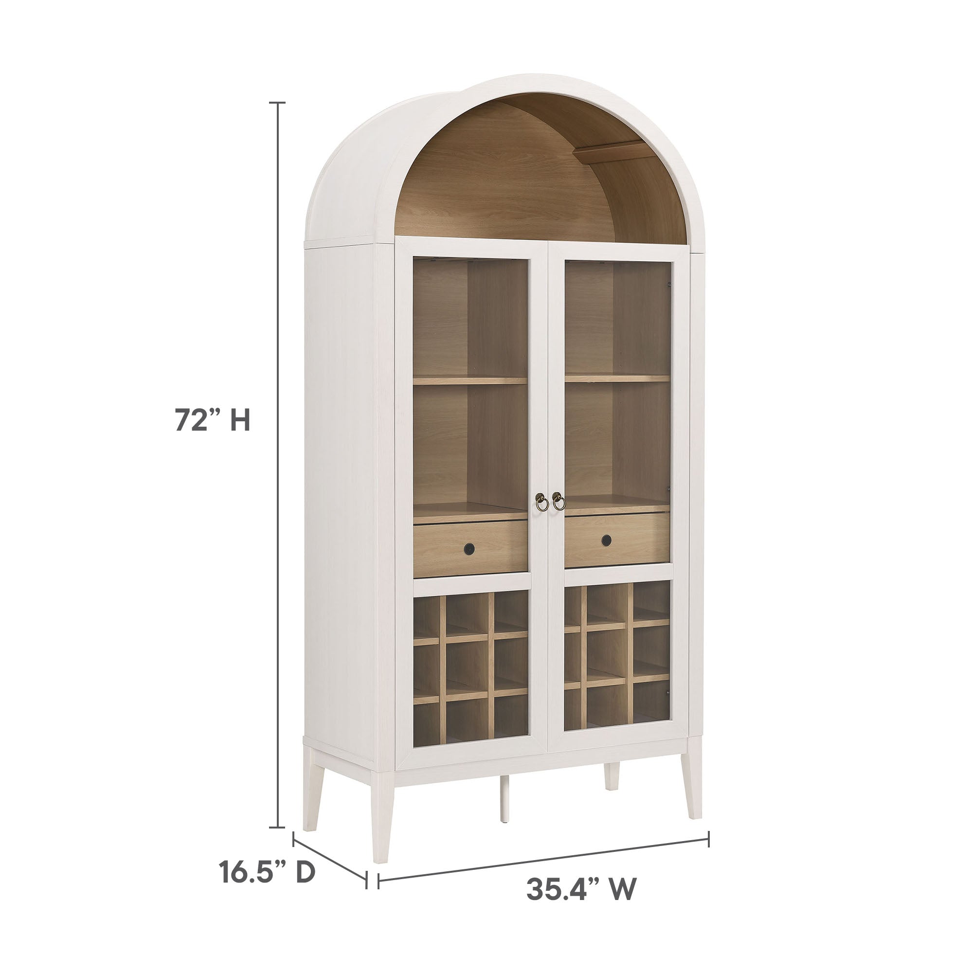 Nolan Arched Bar Cabinet by Modway - Best Buy Furniture