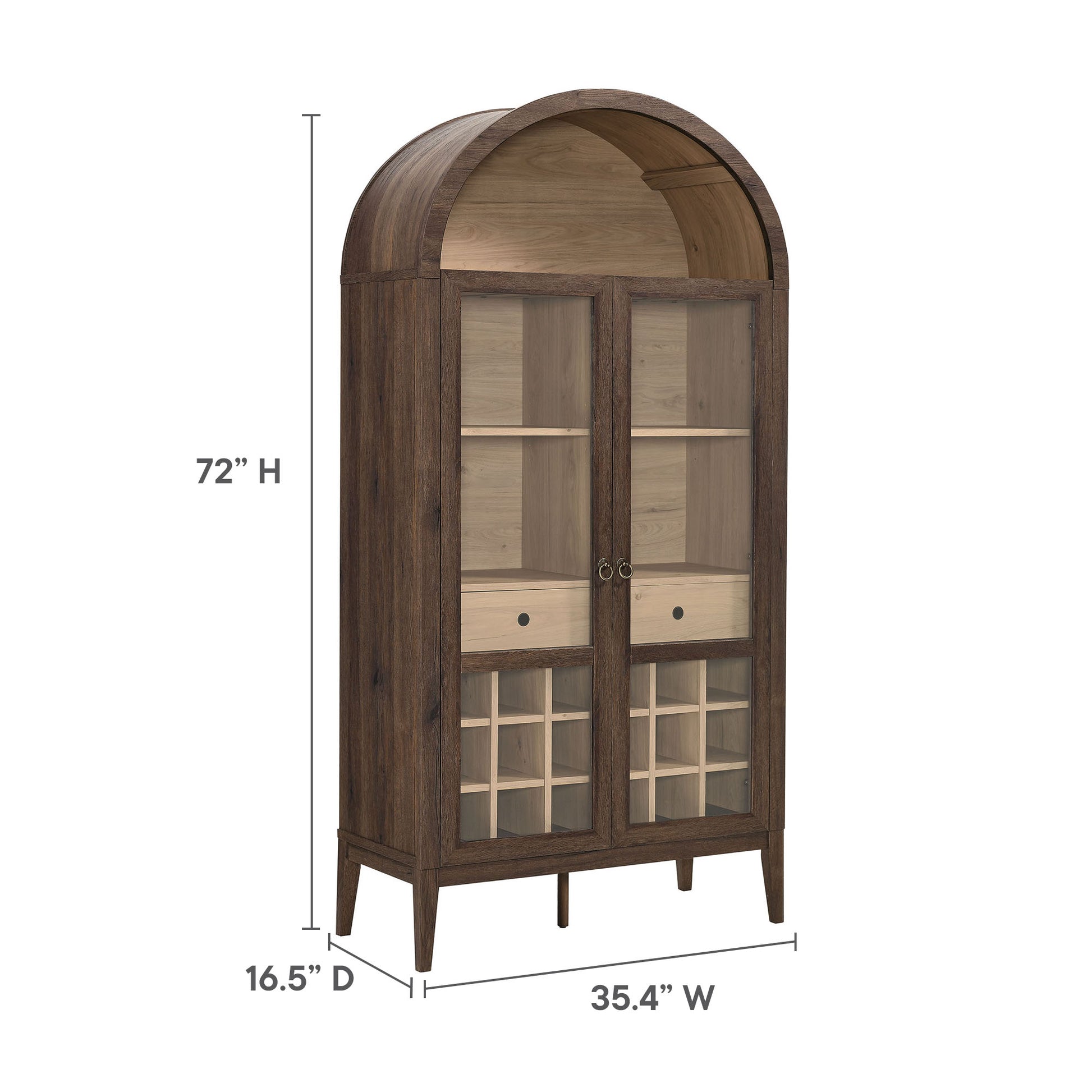 Nolan Arched Bar Cabinet by Modway - Best Buy Furniture