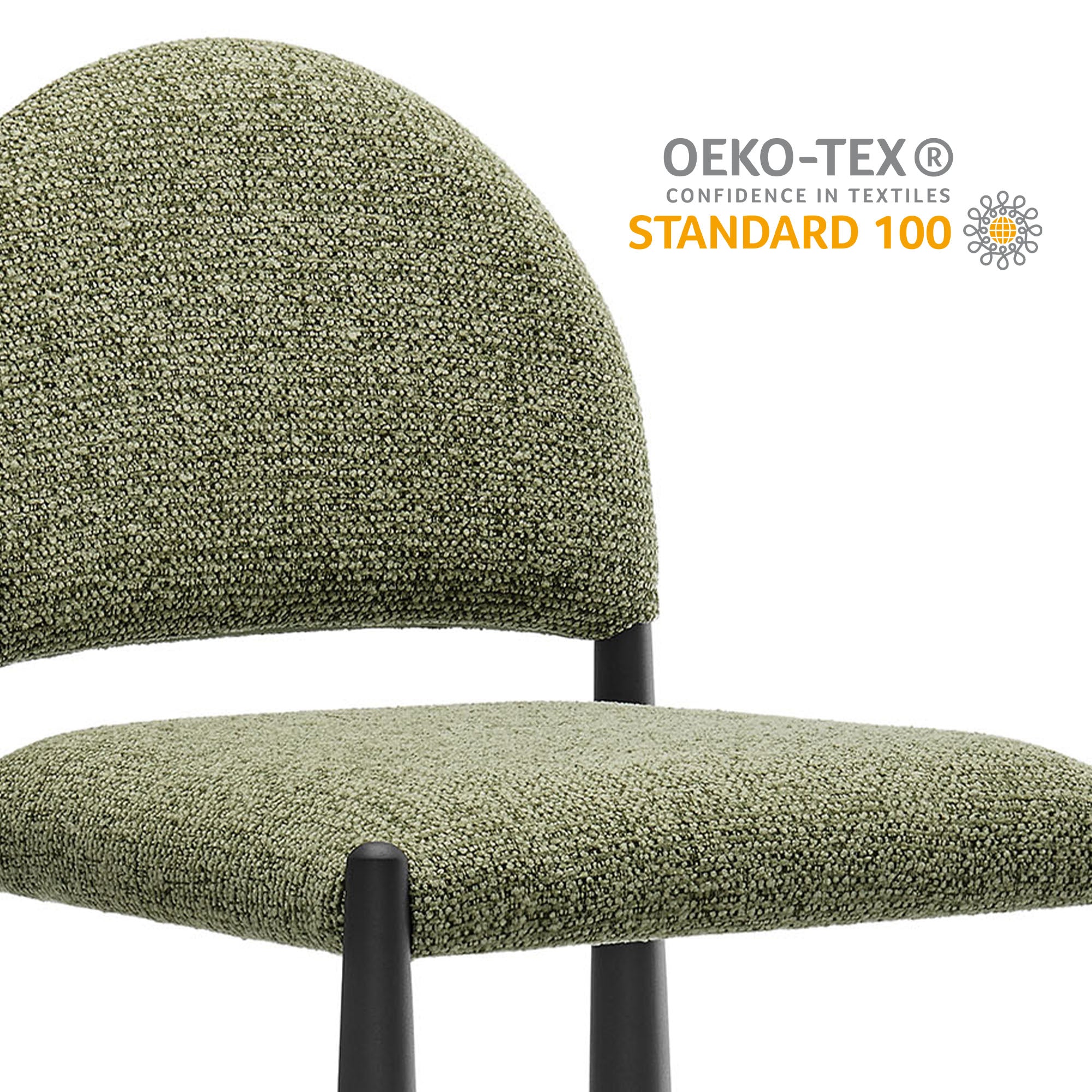 Hayley Upholstered Fabric Counter Stool by Modway