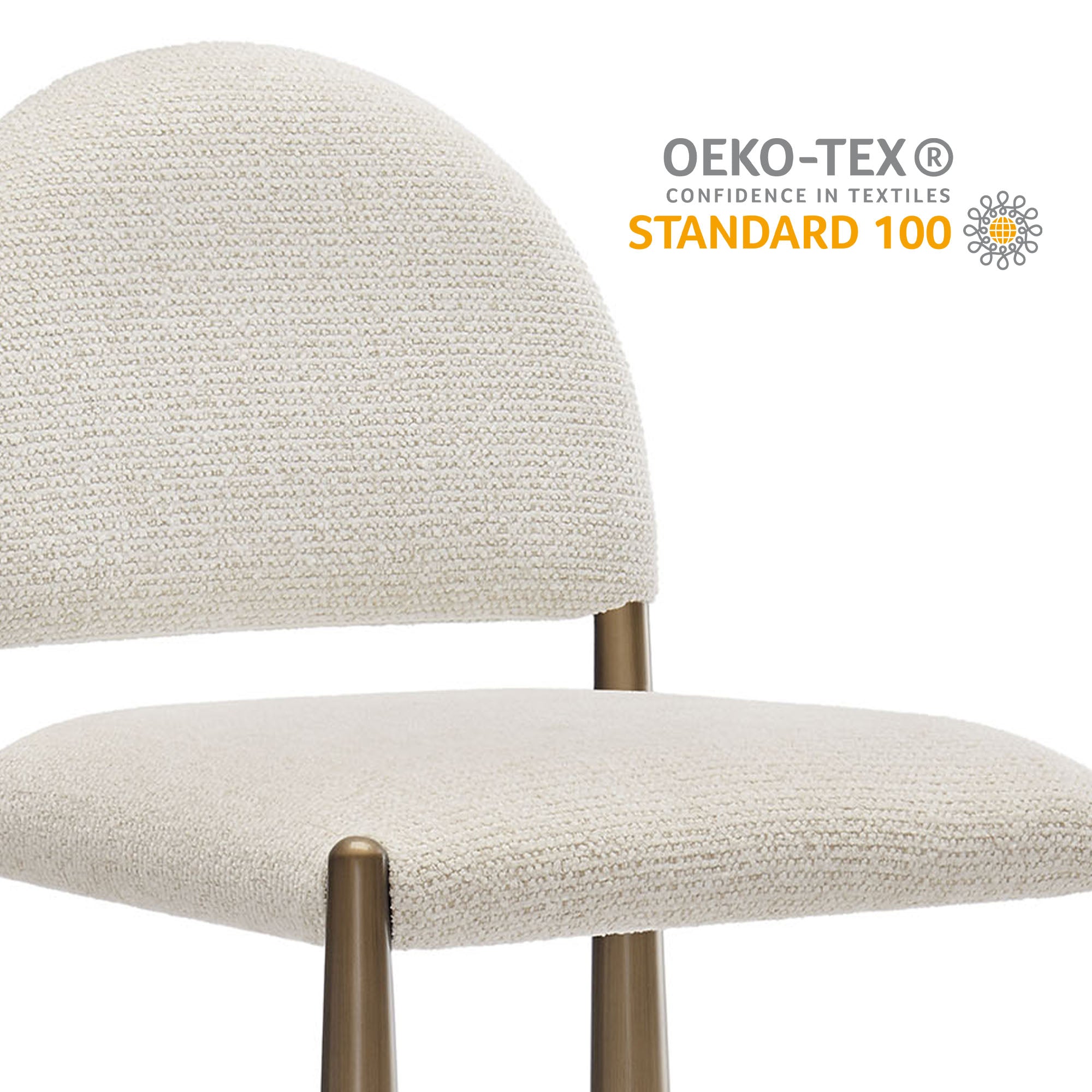 Hayley Upholstered Fabric Counter Stool by Modway