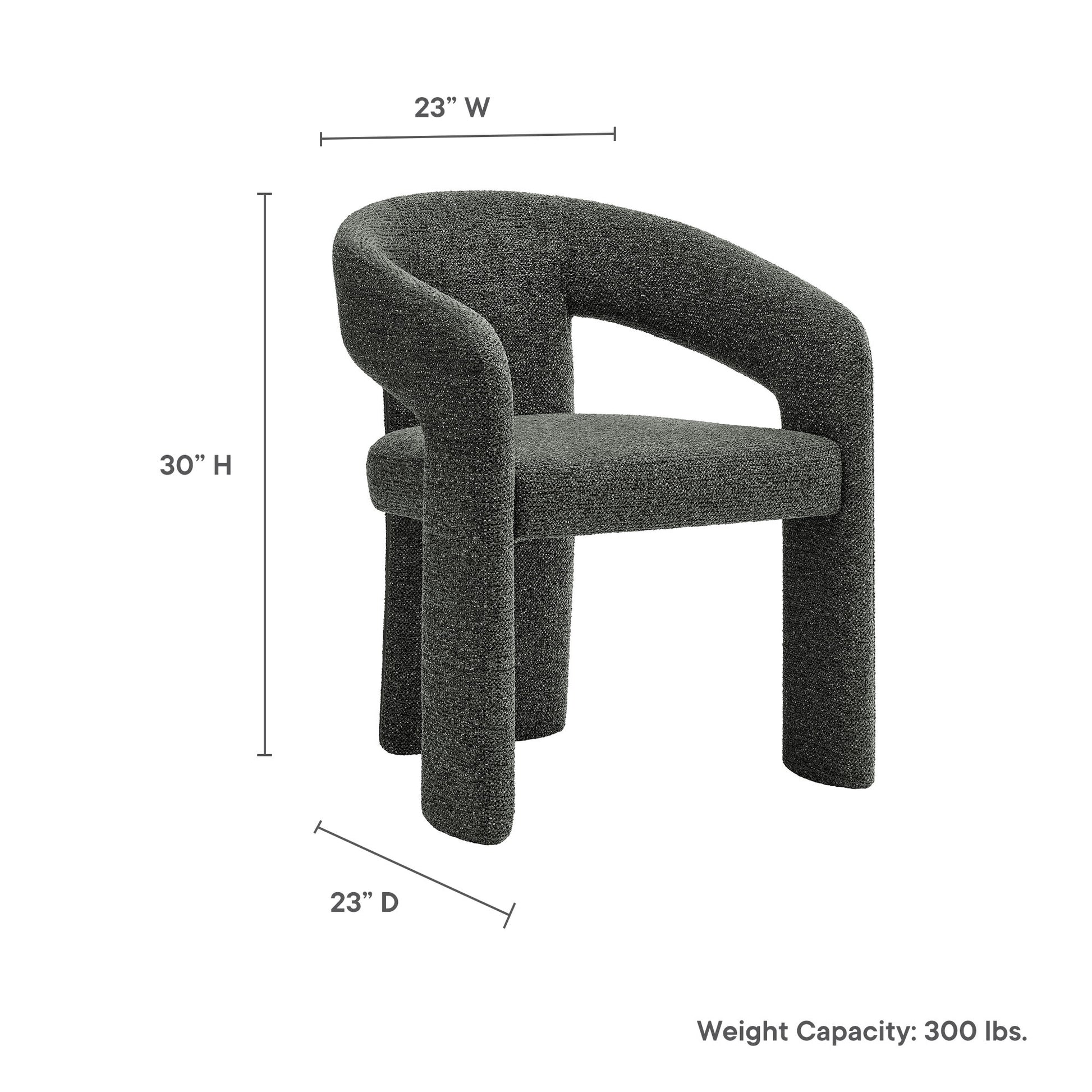 Oslo Barrel Fabric Upholstered Dining Accent Chair by Modway - Best Buy Furniture