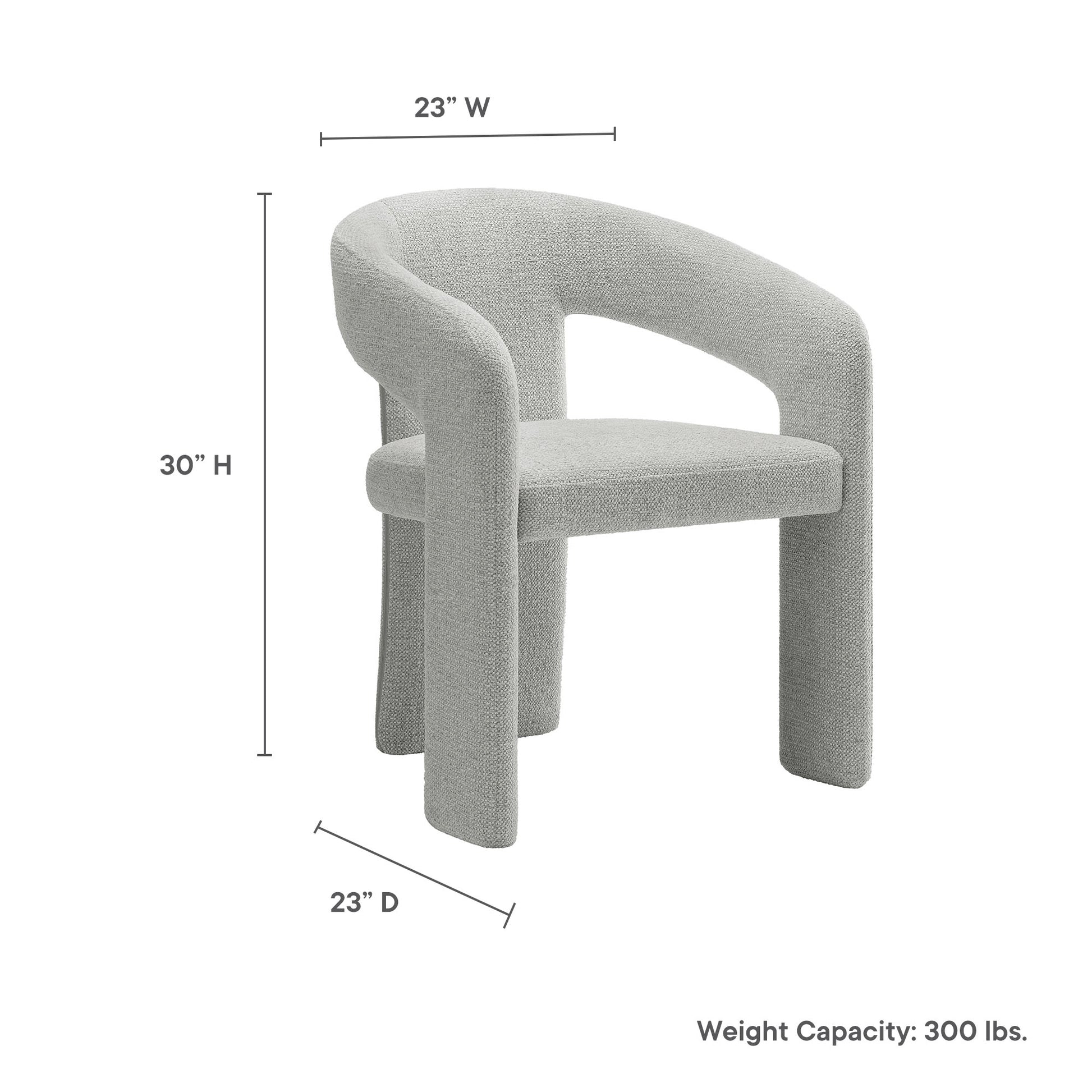 Oslo Barrel Fabric Upholstered Dining Accent Chair by Modway - Best Buy Furniture