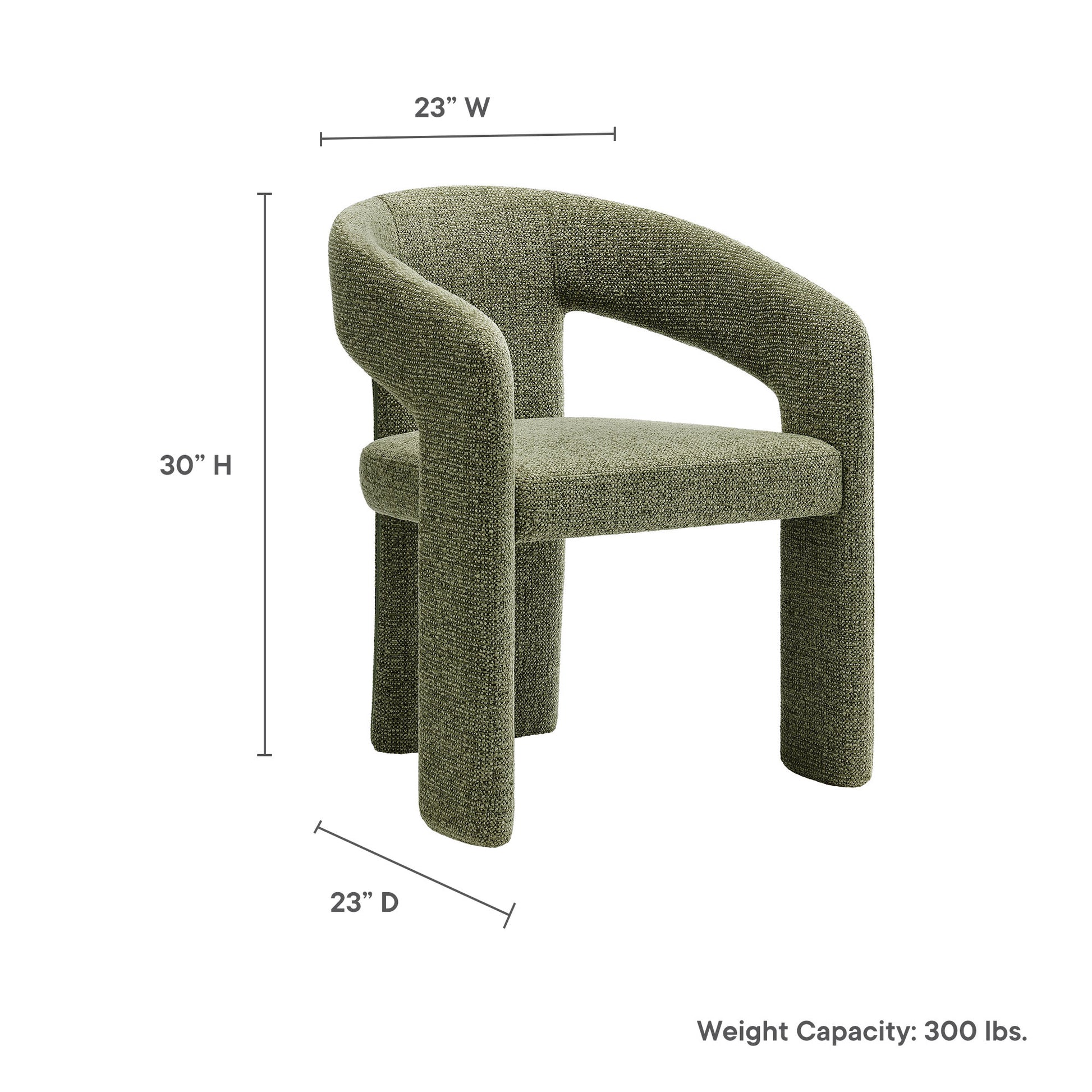 Oslo Barrel Fabric Upholstered Dining Accent Chair by Modway - Best Buy Furniture