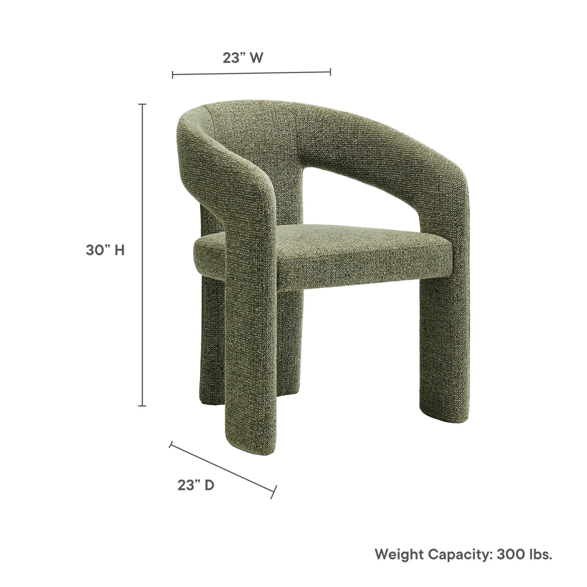 Oslo Barrel Fabric Upholstered Dining Accent Chair by Modway - Best Buy Furniture