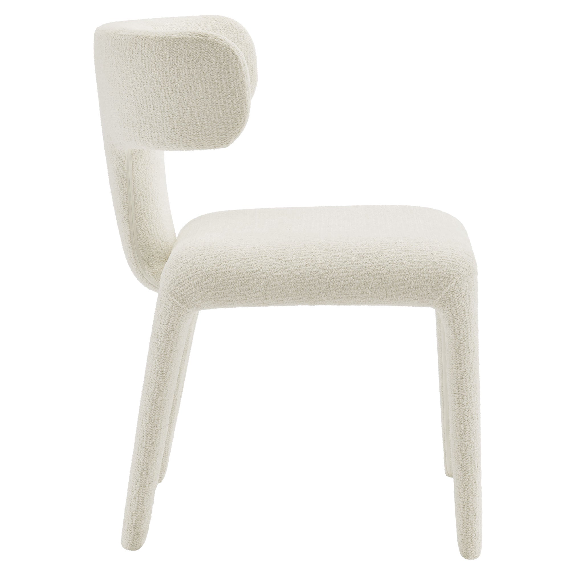 Stellan Curved Back Boucle Upholstered Dining Chair Set of 2 by Modway