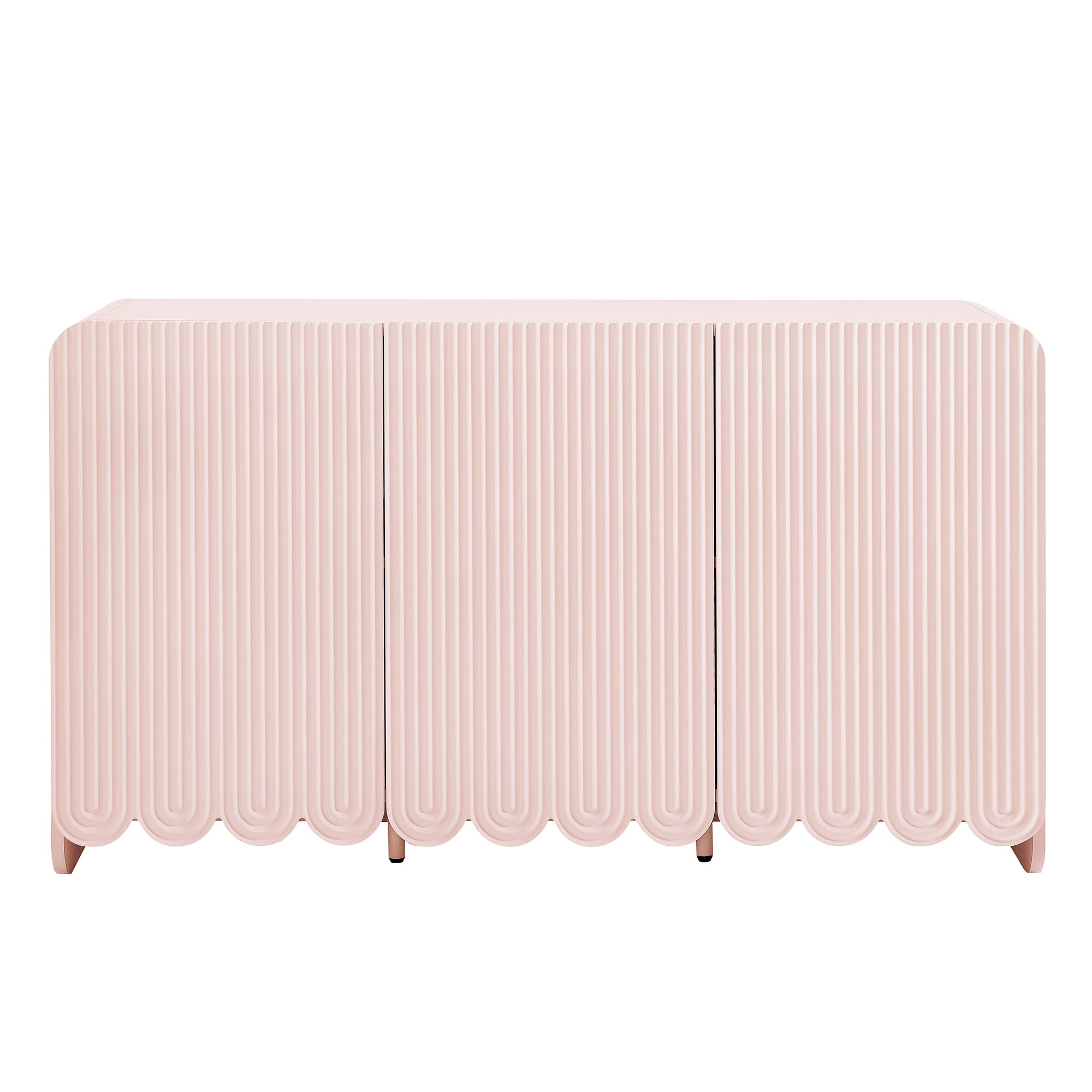 Dahlia Fluted and Scalloped Sideboard Storage Cabinet by Modway