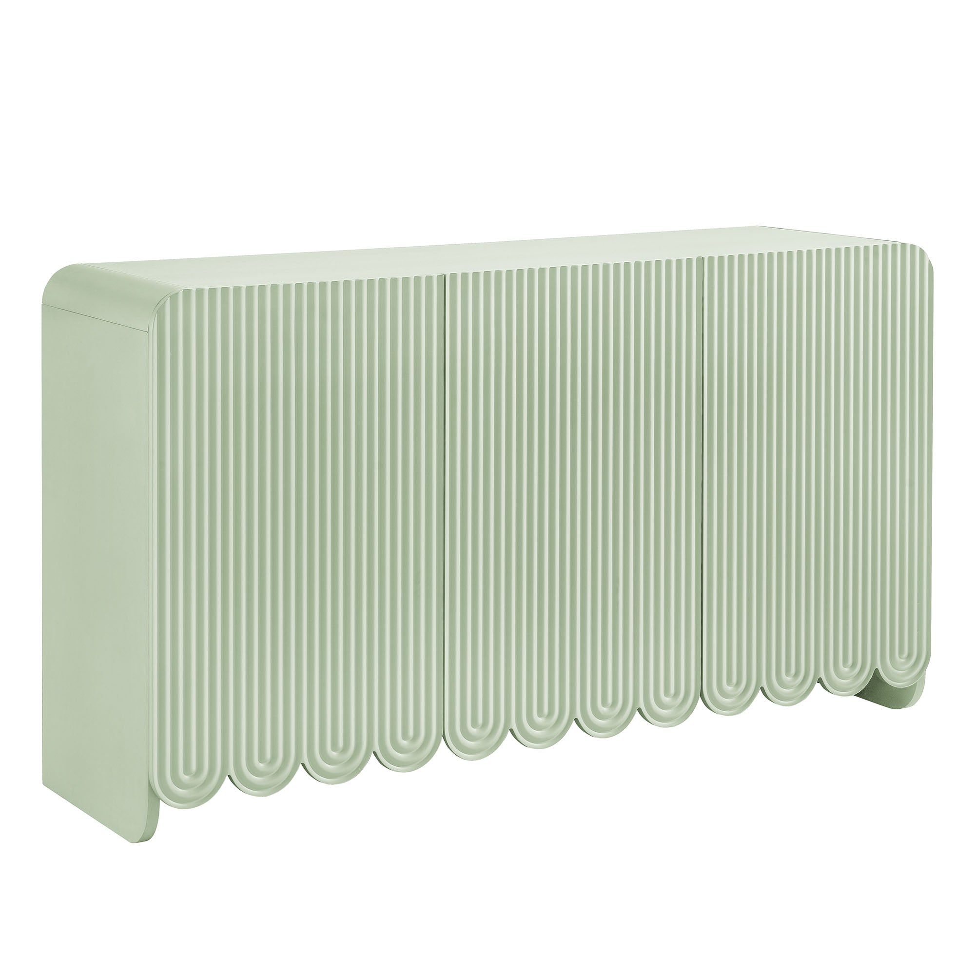 Dahlia Fluted and Scalloped Sideboard Storage Cabinet by Modway