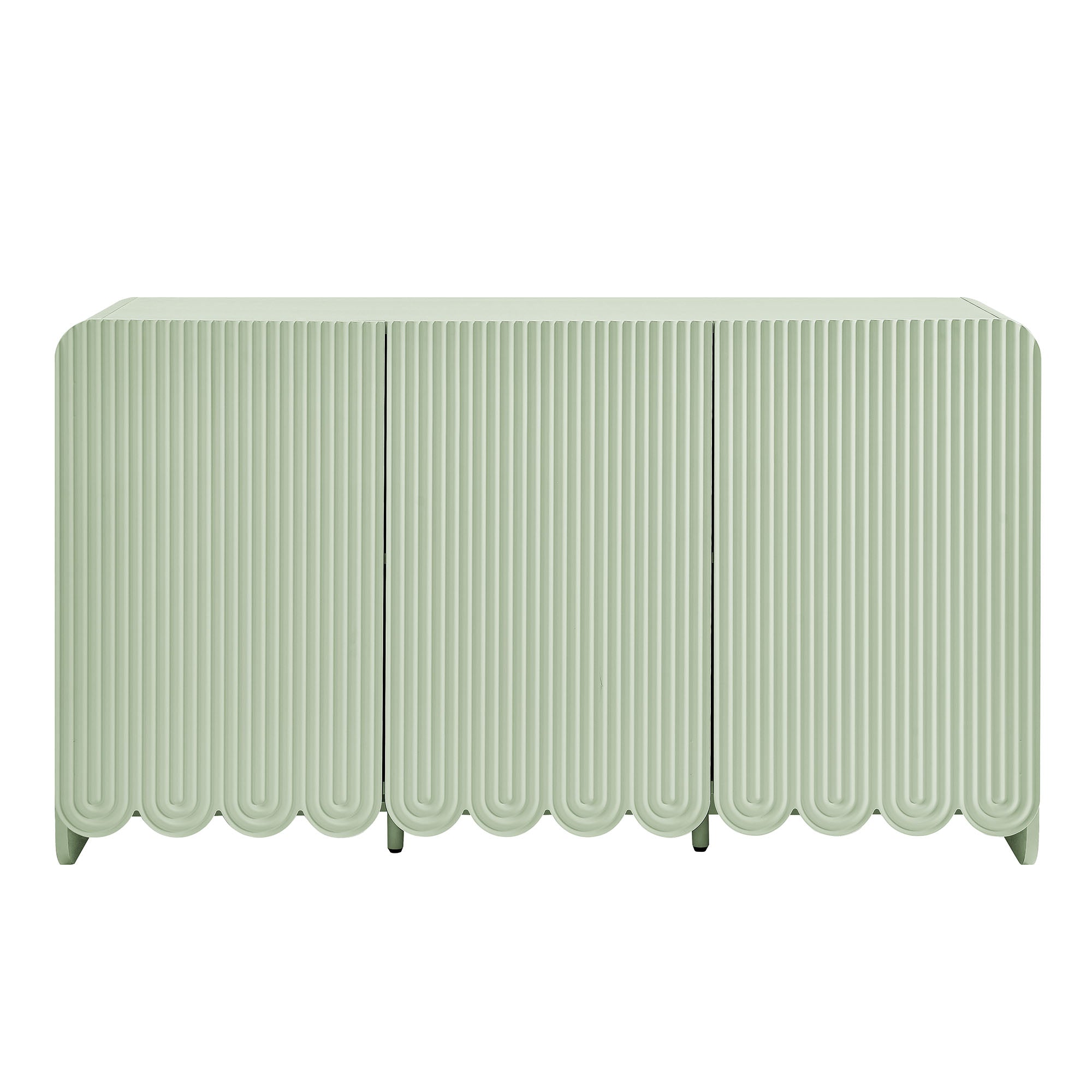 Dahlia Fluted and Scalloped Sideboard Storage Cabinet by Modway