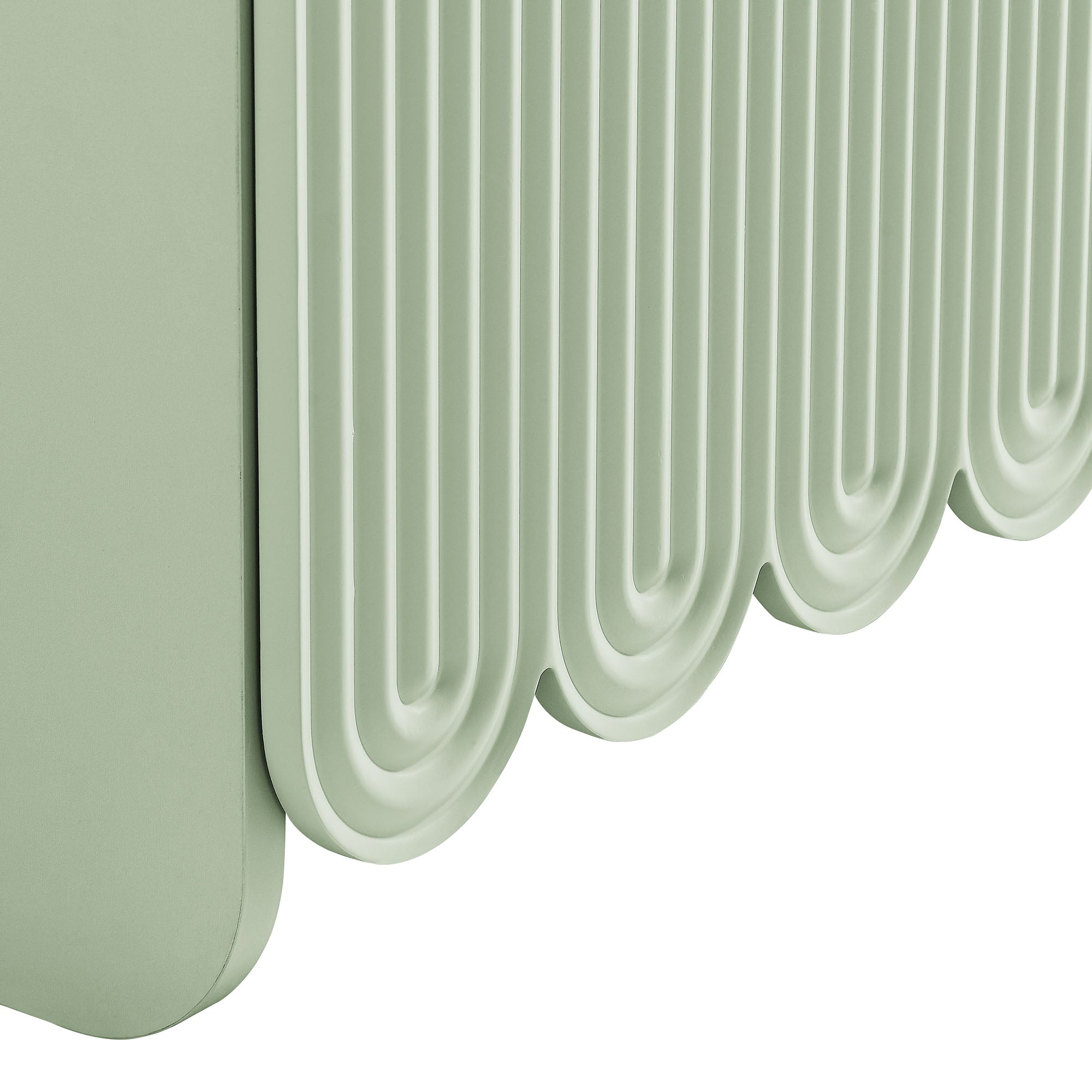 Dahlia Fluted and Scalloped Sideboard Storage Cabinet by Modway