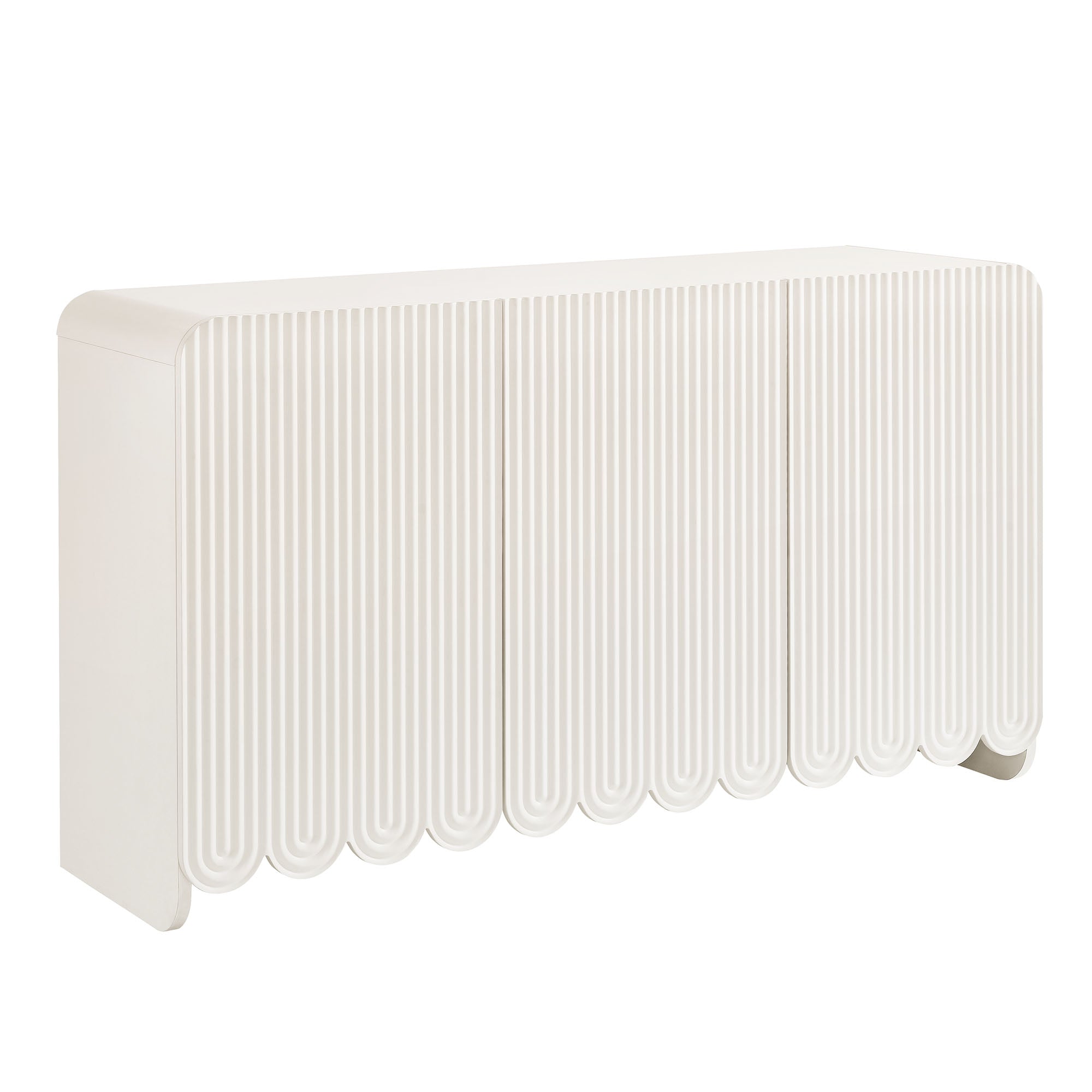 Dahlia Fluted and Scalloped Sideboard Storage Cabinet by Modway