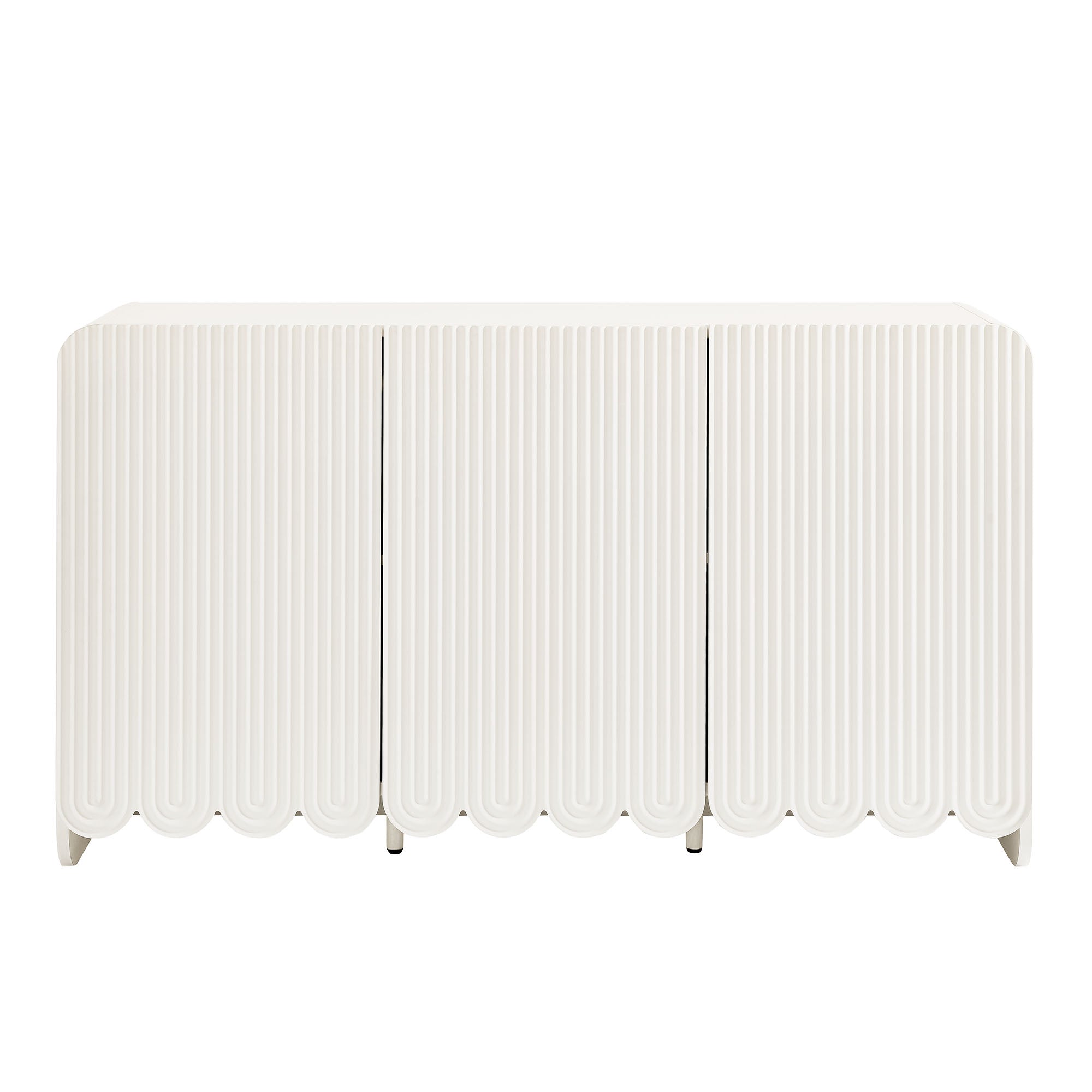 Dahlia Fluted and Scalloped Sideboard Storage Cabinet by Modway