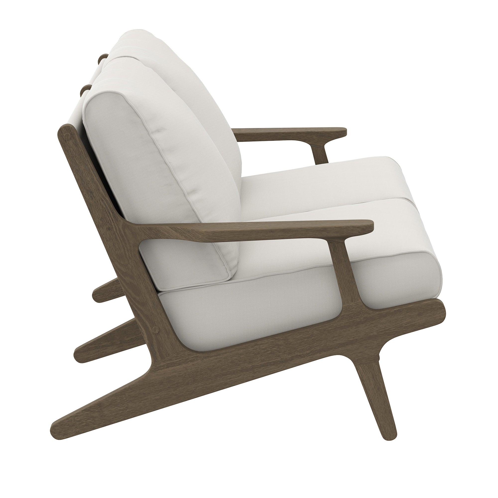 Saratoga Outdoor Patio Teak Wood Loveseat by Modway