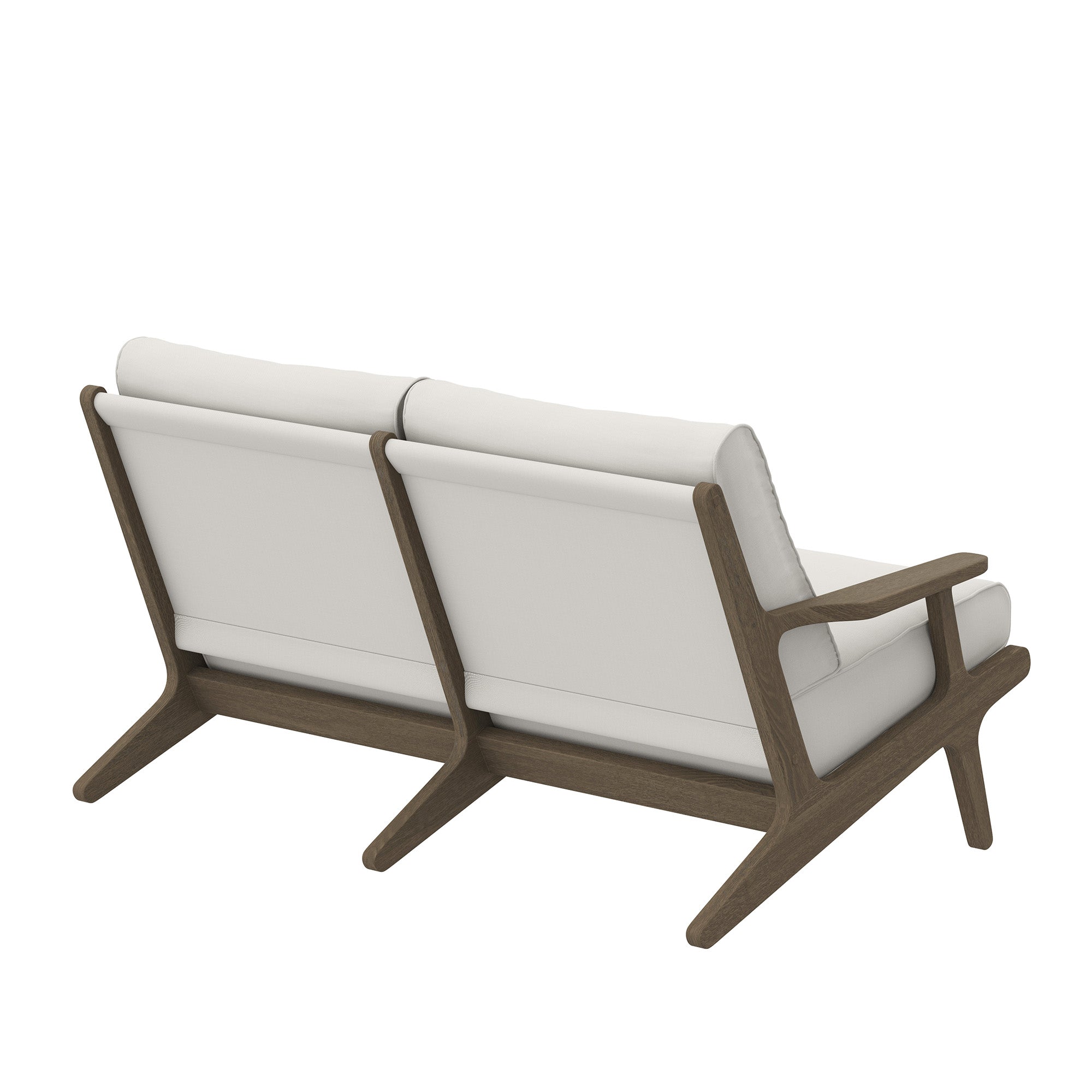 Saratoga Outdoor Patio Teak Wood Loveseat by Modway