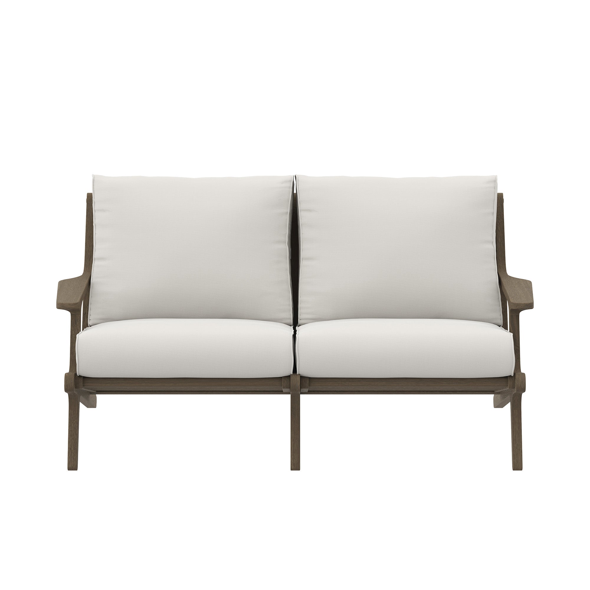 Saratoga Outdoor Patio Teak Wood Loveseat by Modway