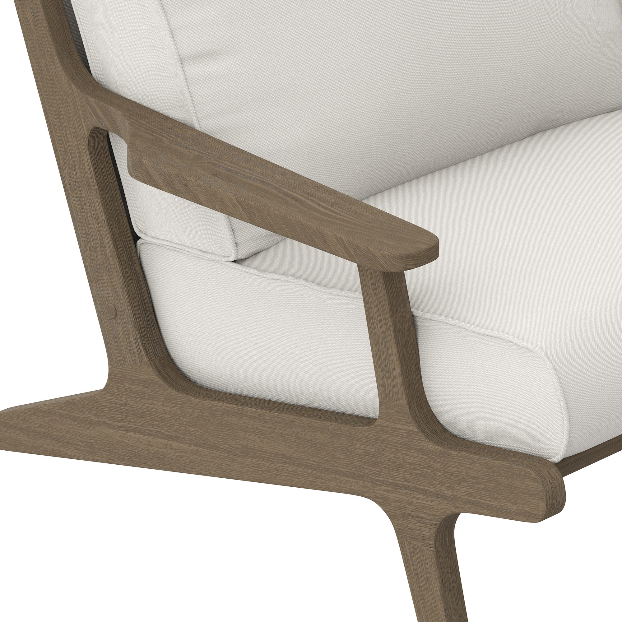 Saratoga Outdoor Patio Teak Wood Armchair by Modway
