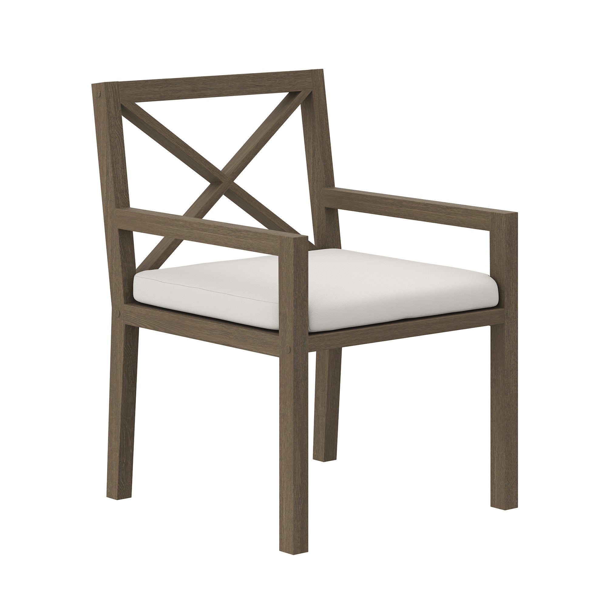 Northlake Outdoor Patio Teak Dining Armchair by Modway