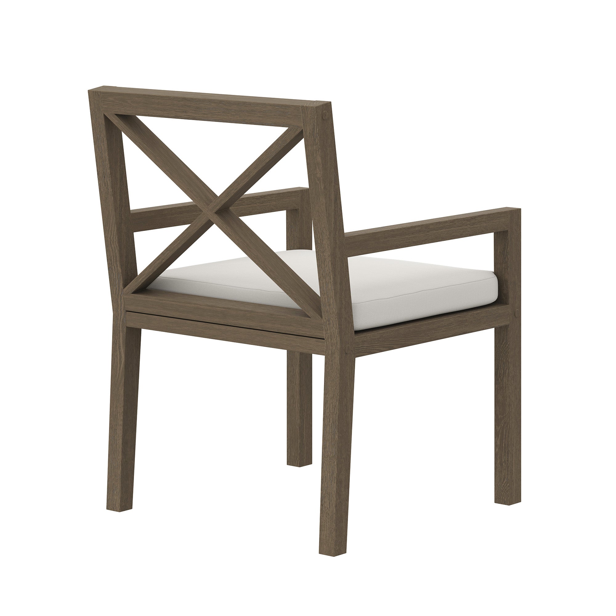Northlake Outdoor Patio Teak Dining Armchair by Modway