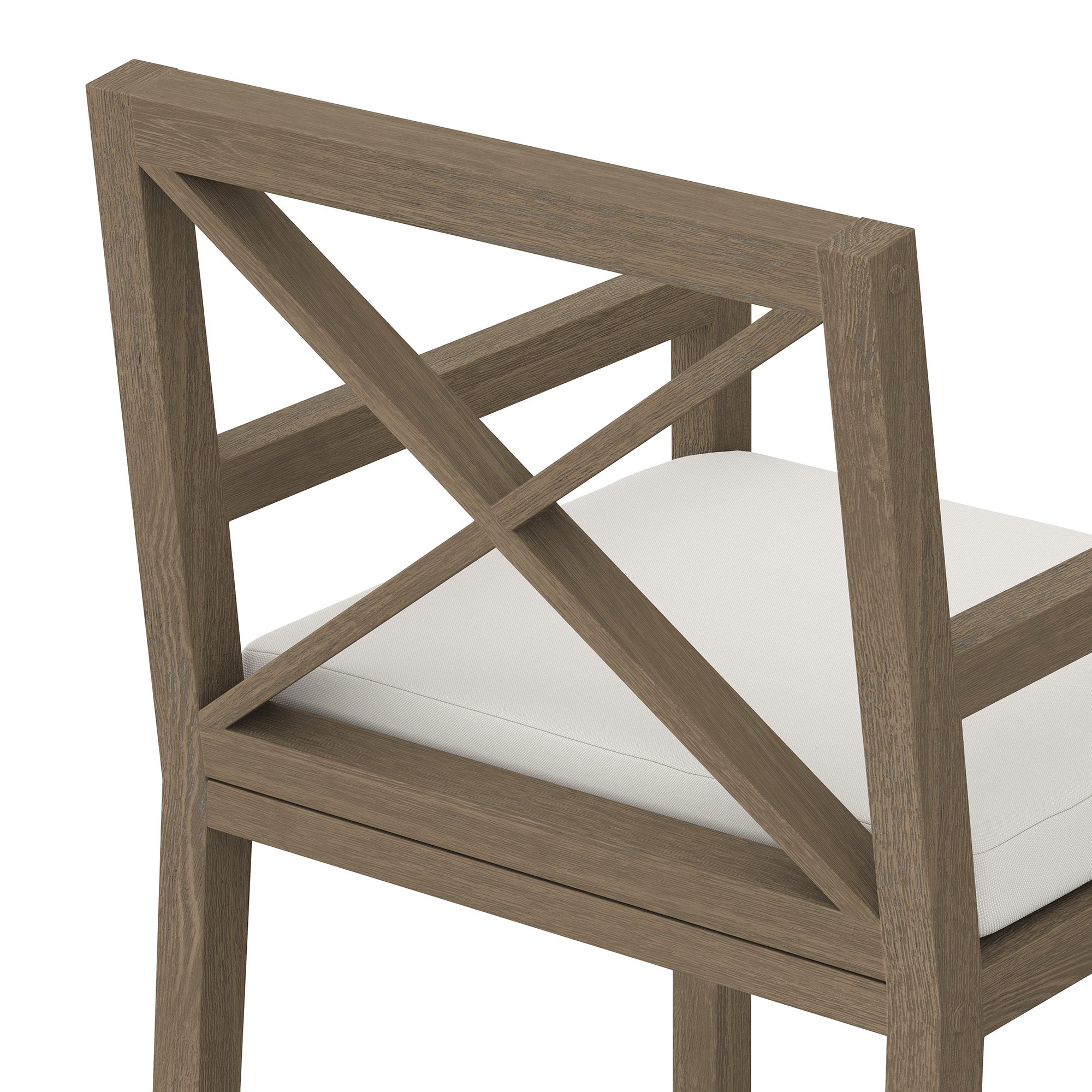 Northlake Outdoor Patio Teak Dining Armchair by Modway