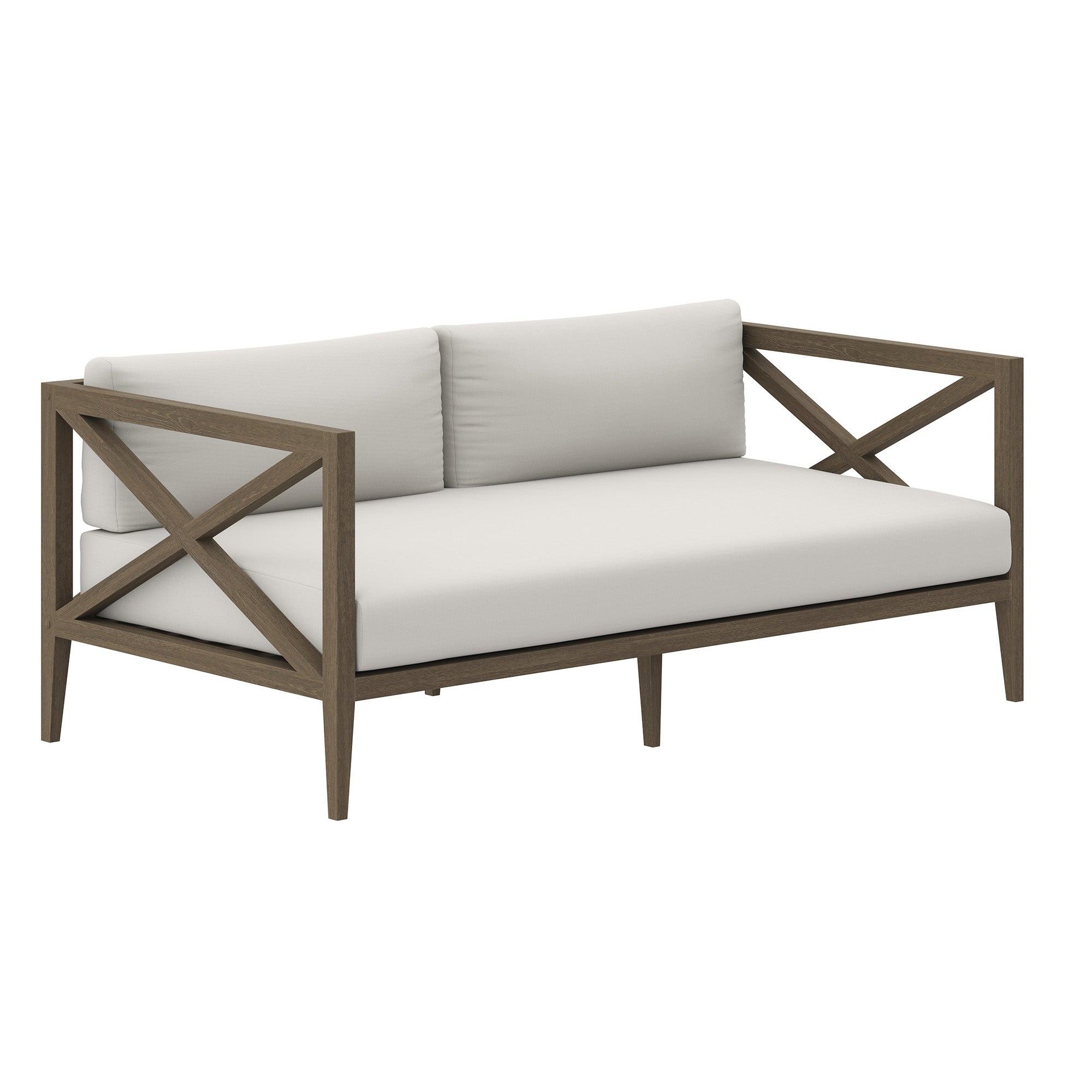 Northlake Outdoor Patio Teak Loveseat by Modway - Best Buy Furniture