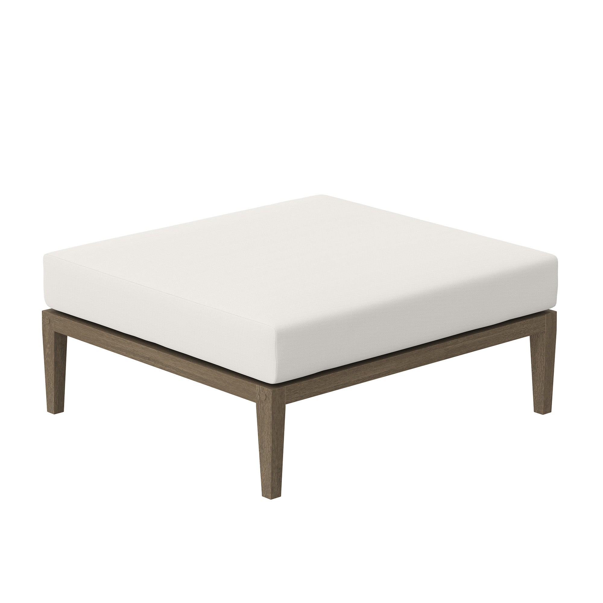 Northlake Outdoor Patio Teak Ottoman by Modway - Best Buy Furniture