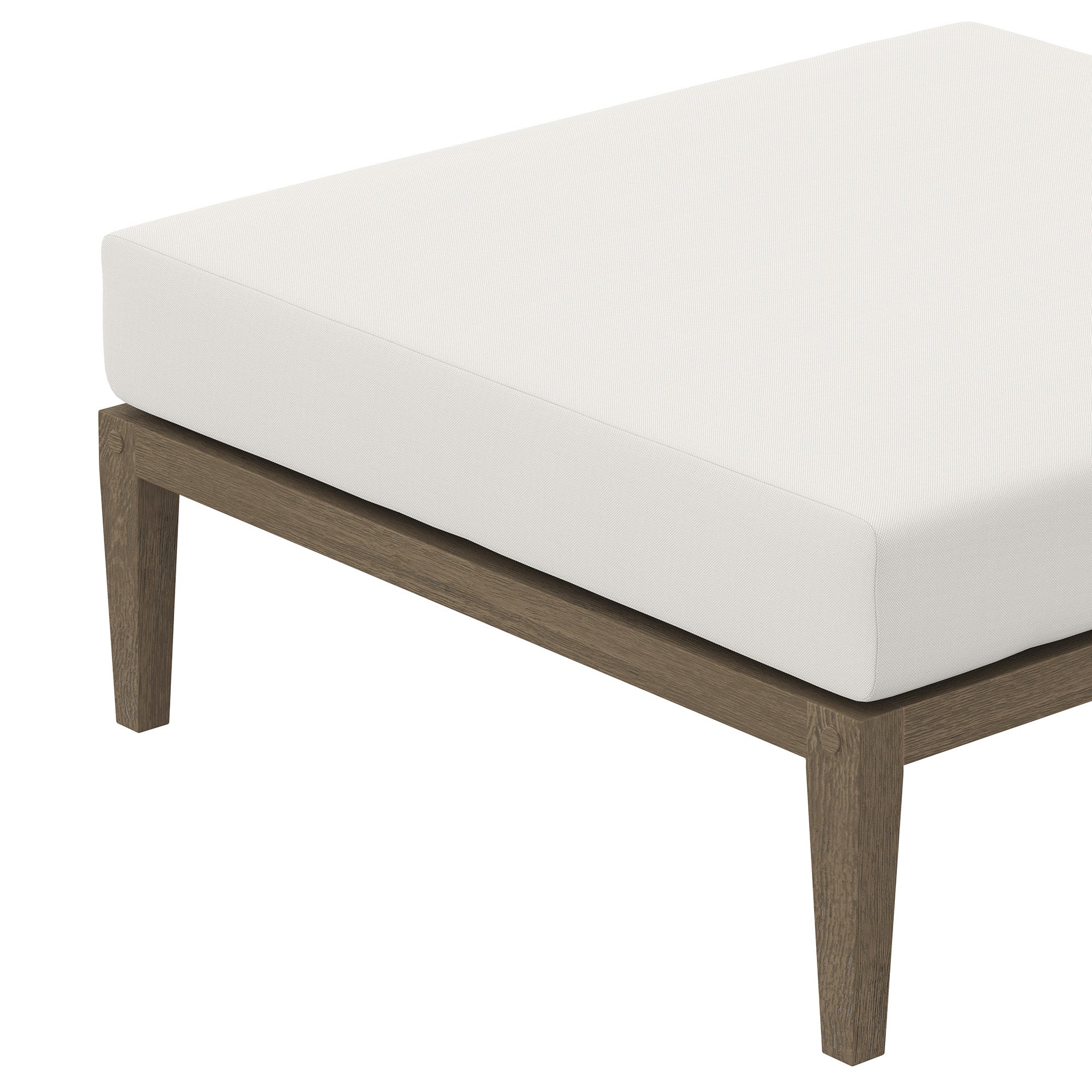 Northlake Outdoor Patio Teak Ottoman by Modway - Best Buy Furniture