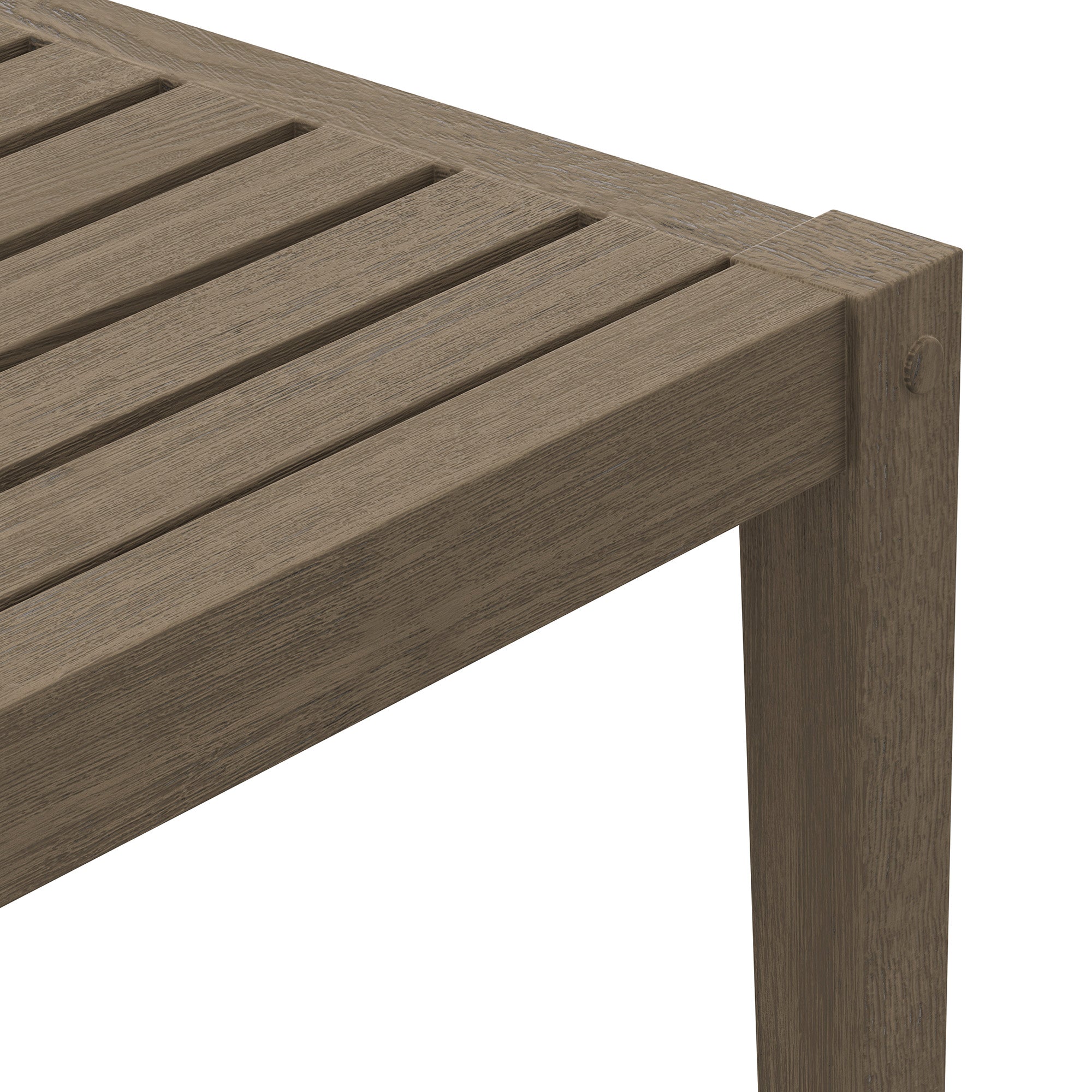 Northlake Square Outdoor Patio Teak Side Table by Modway - Best Buy Furniture