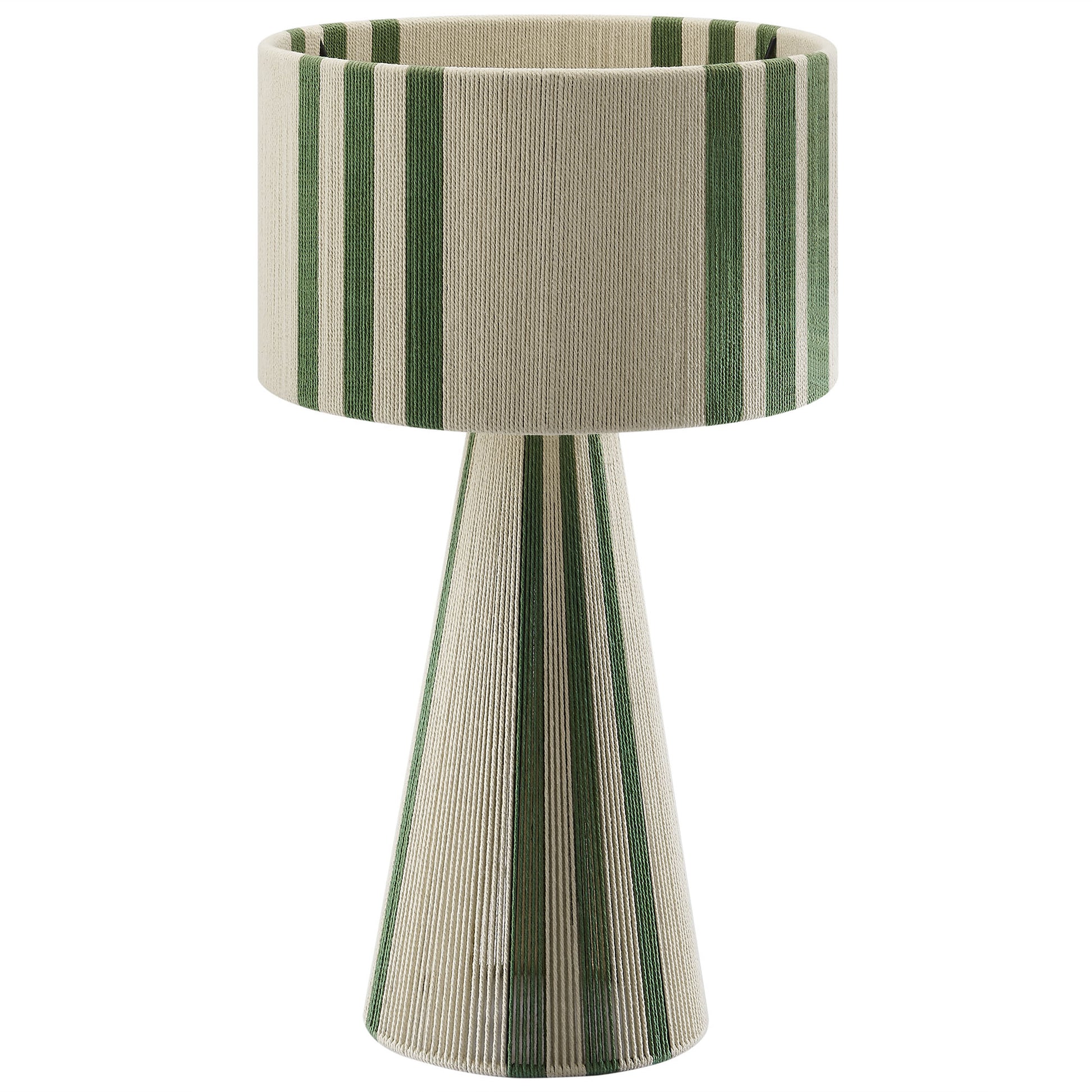 Gia Handwoven Cotton Thread Striped or Plain Table Lamp by Modway - Best Buy Furniture