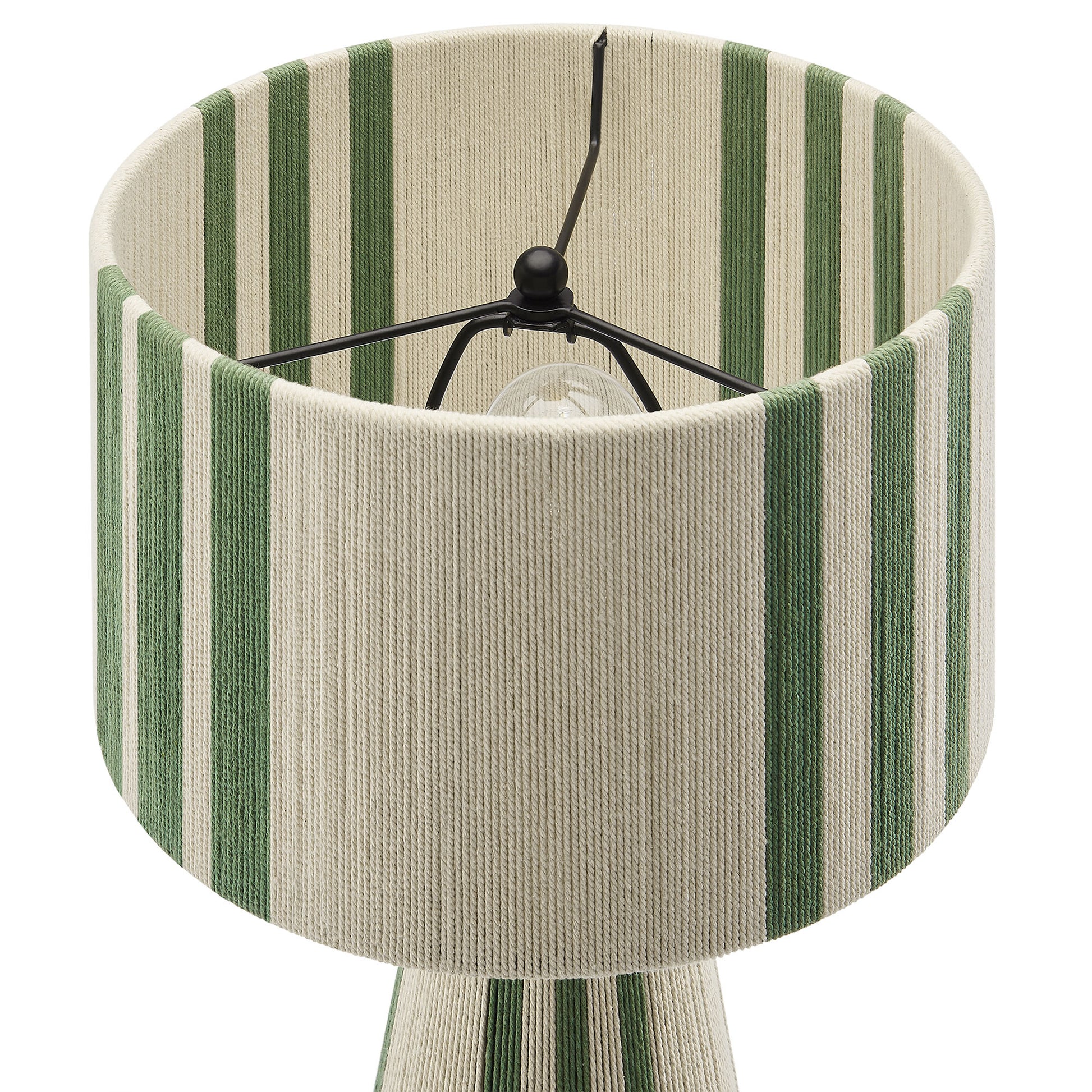 Gia Handwoven Cotton Thread Striped or Plain Table Lamp by Modway - Best Buy Furniture