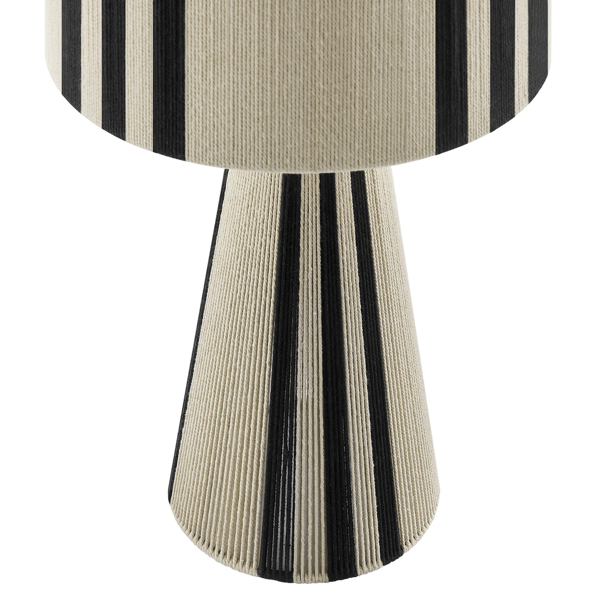 Gia Handwoven Cotton Thread Striped or Plain Table Lamp by Modway - Best Buy Furniture