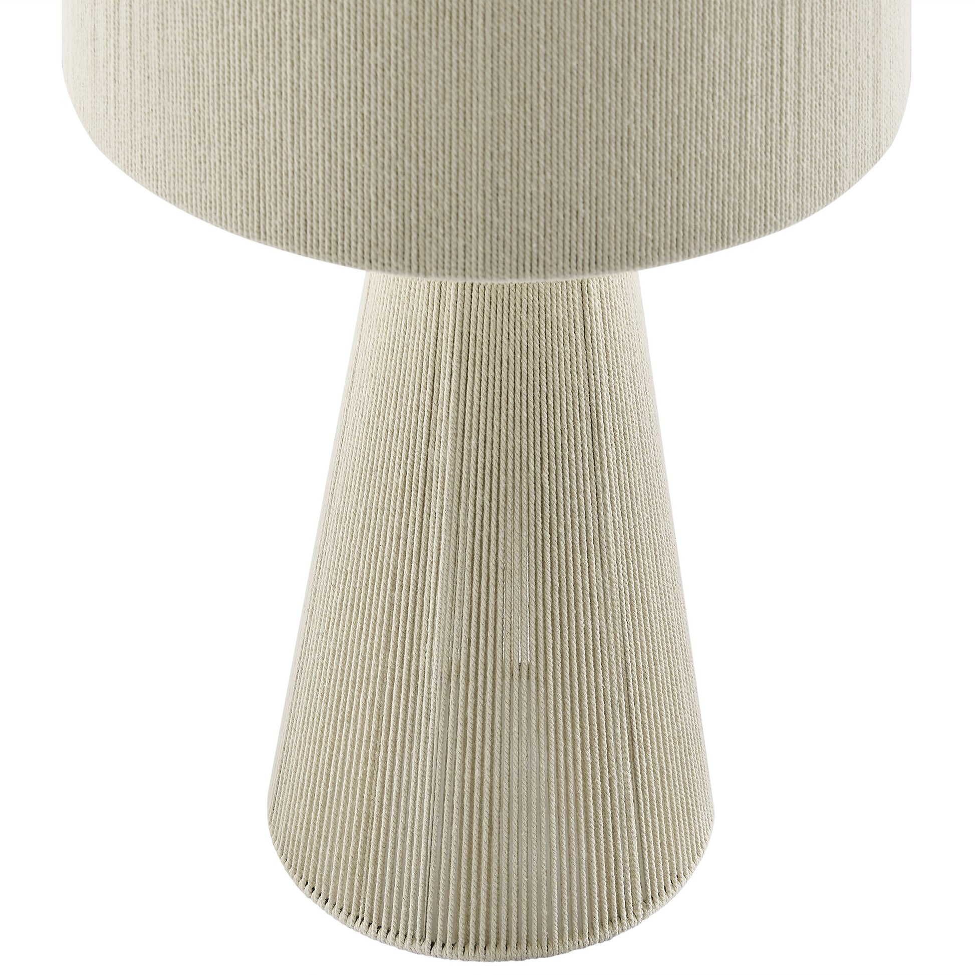 Gia Handwoven Cotton Thread Striped or Plain Table Lamp by Modway - Best Buy Furniture