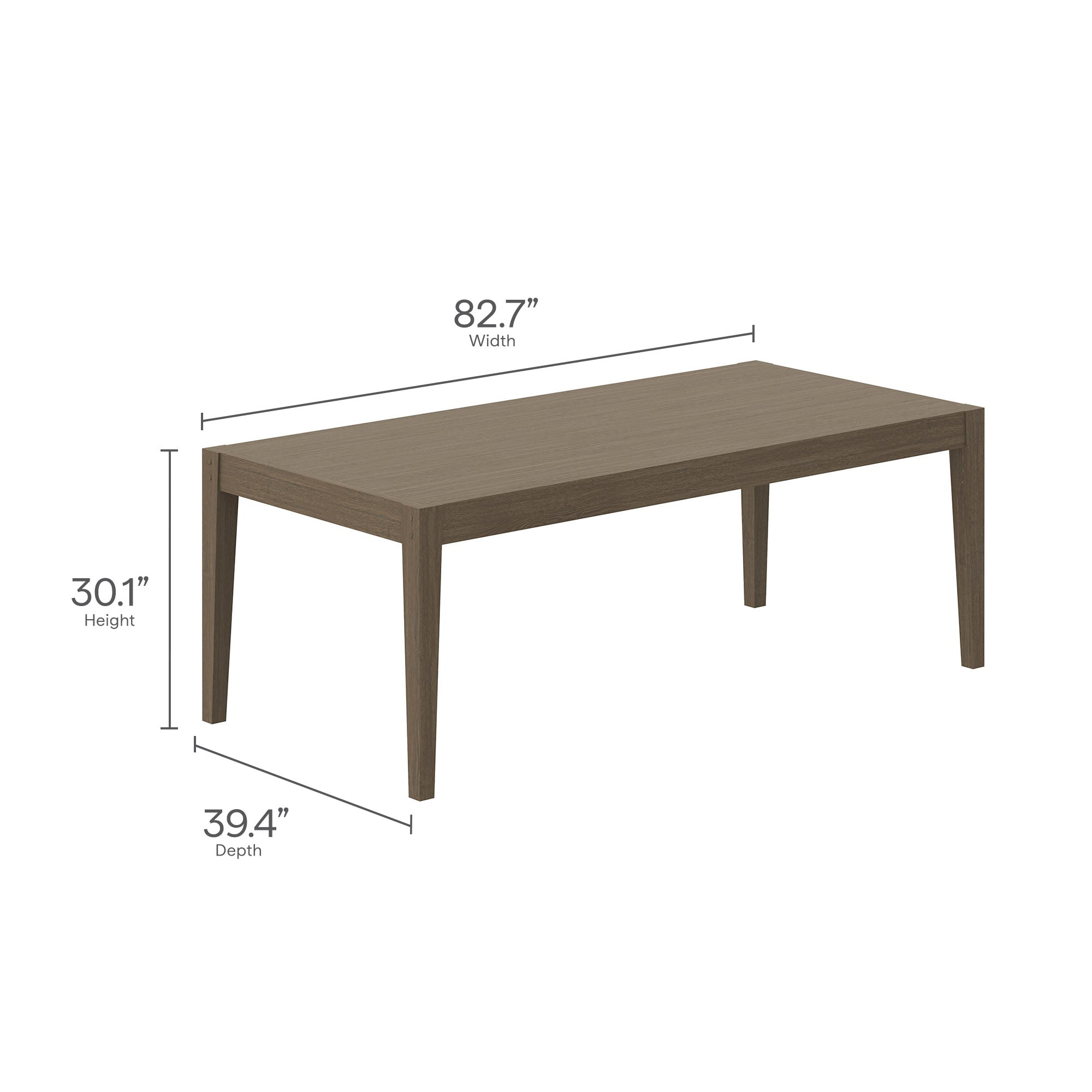 Northlake 9-Piece Outdoor Patio Teak Wood Dining Set by Modway