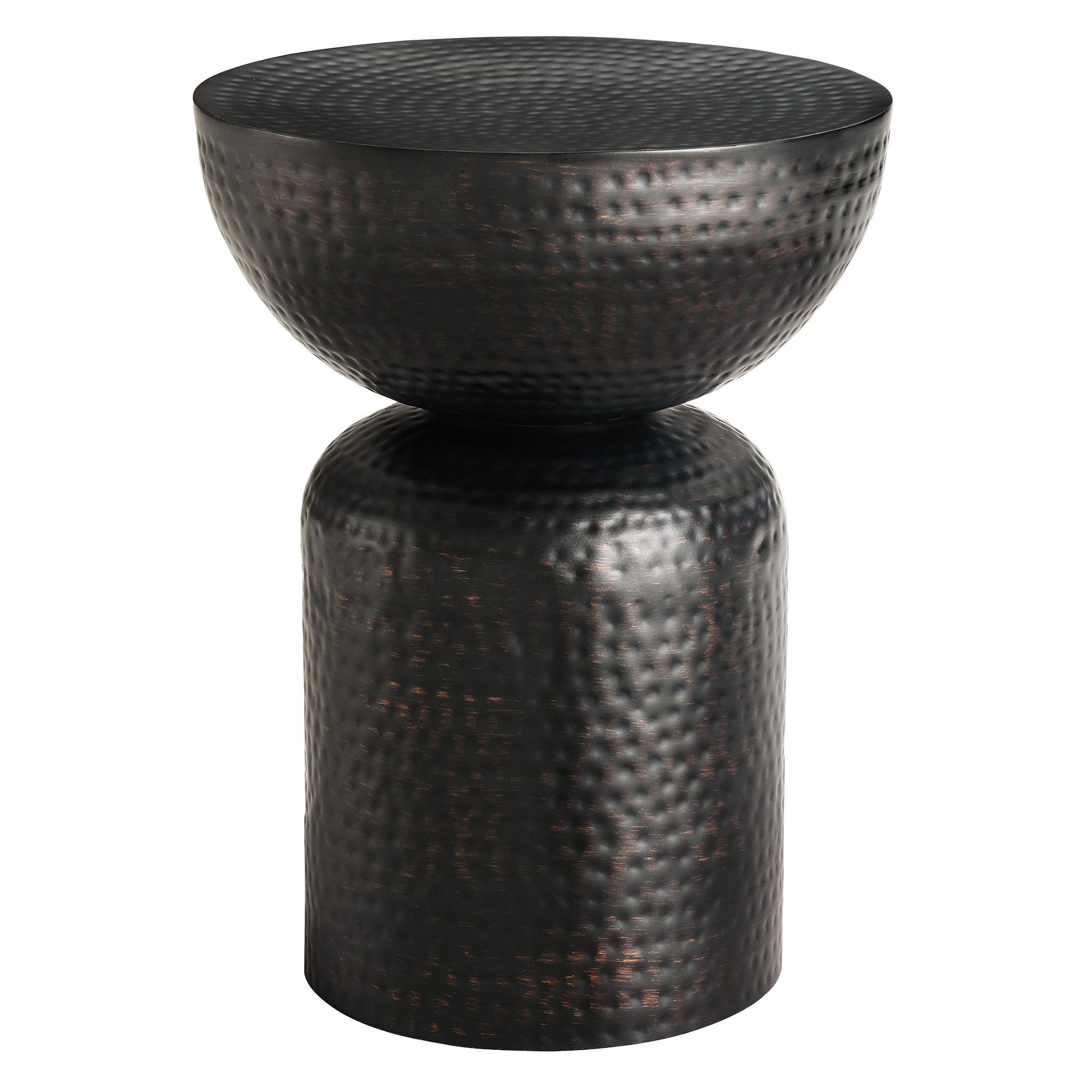Mella Metal Hammered Side Table by Modway - Best Buy Furniture