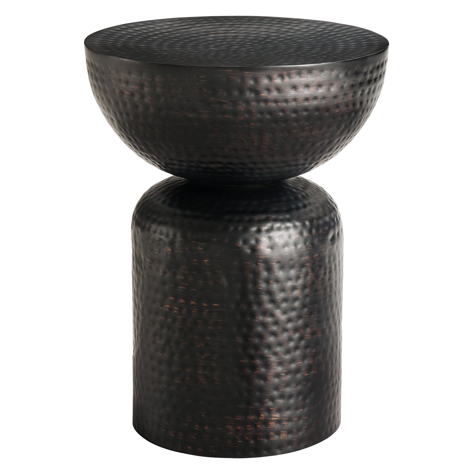 Mella Metal Hammered Side Table by Modway - Best Buy Furniture