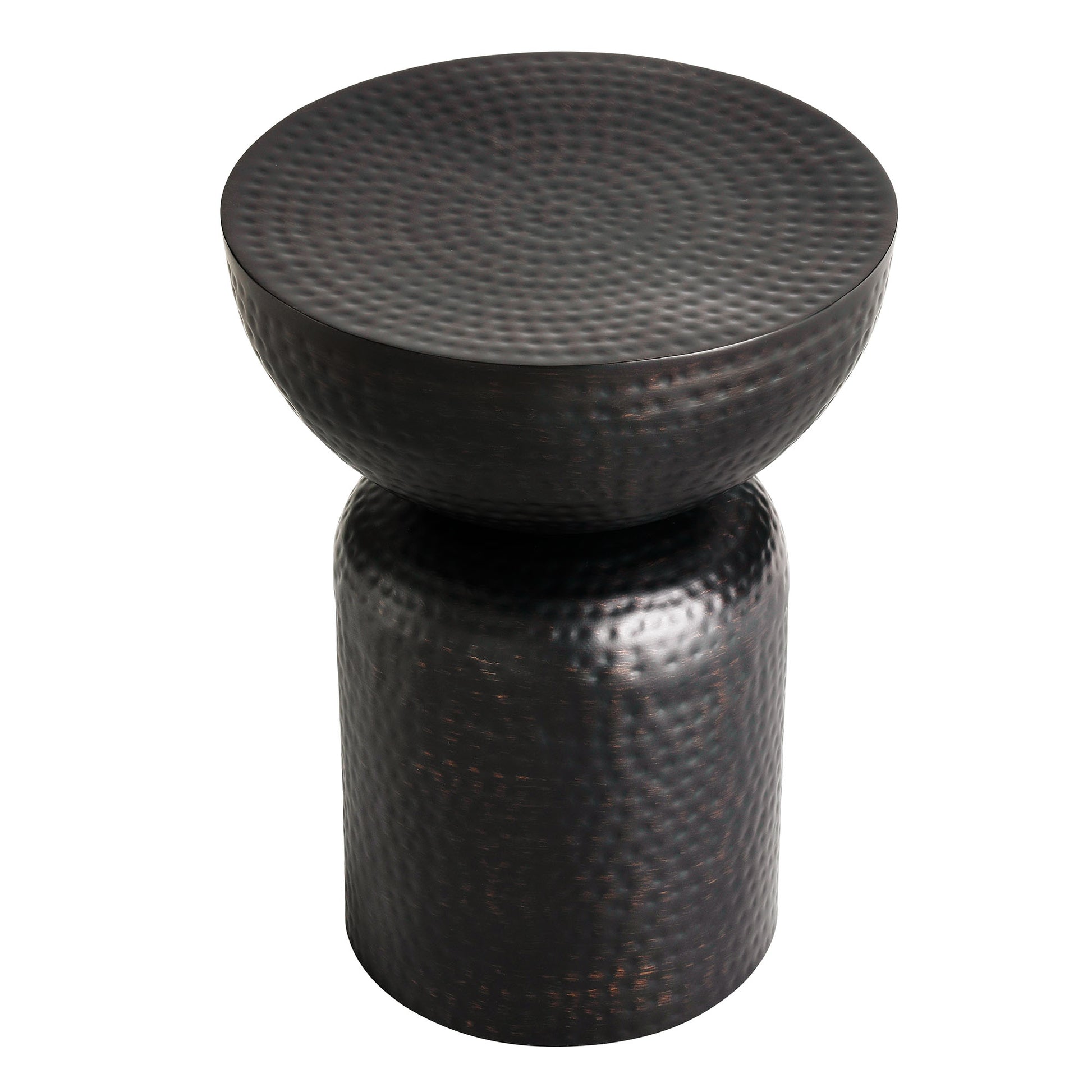 Mella Metal Hammered Side Table by Modway - Best Buy Furniture