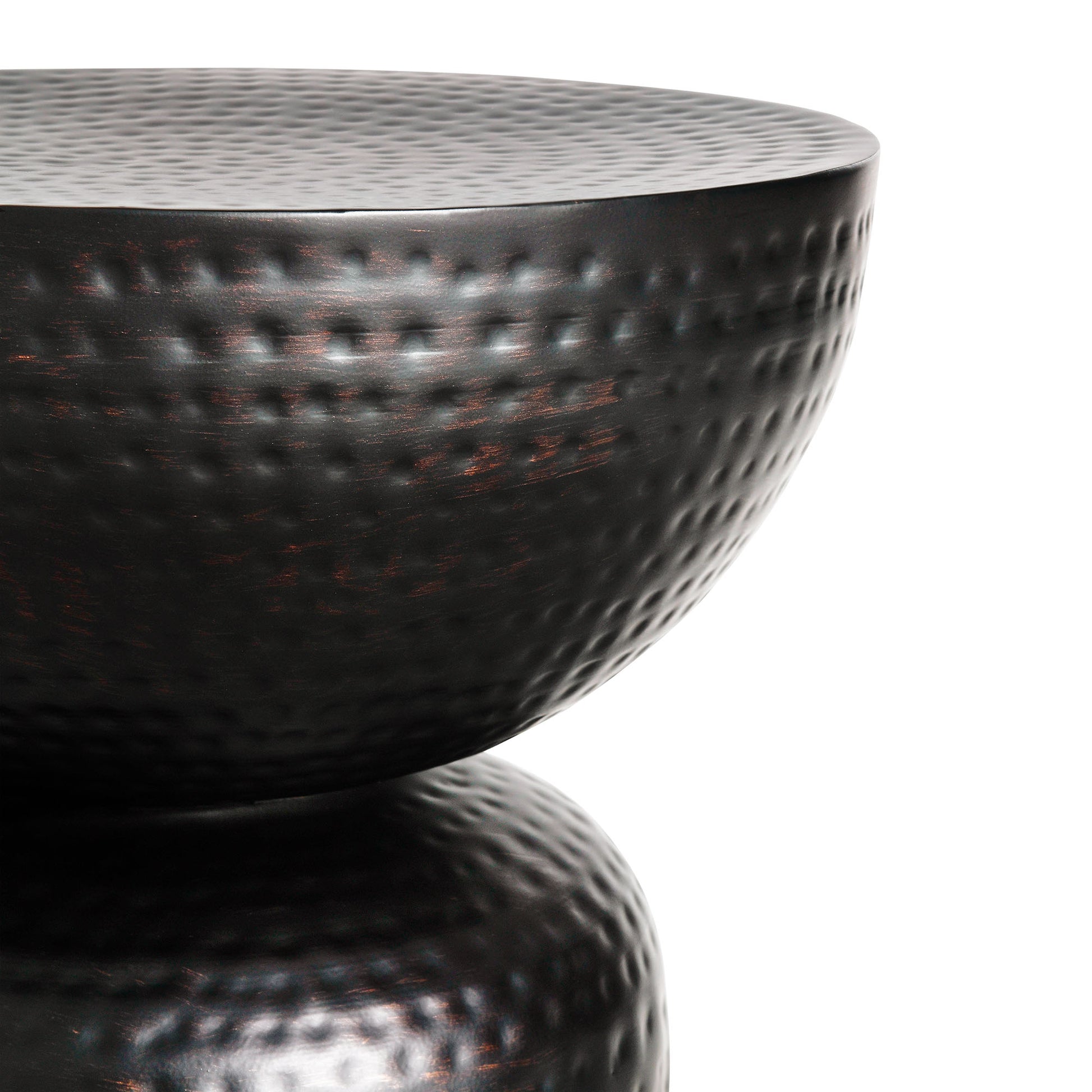 Mella Metal Hammered Side Table by Modway - Best Buy Furniture