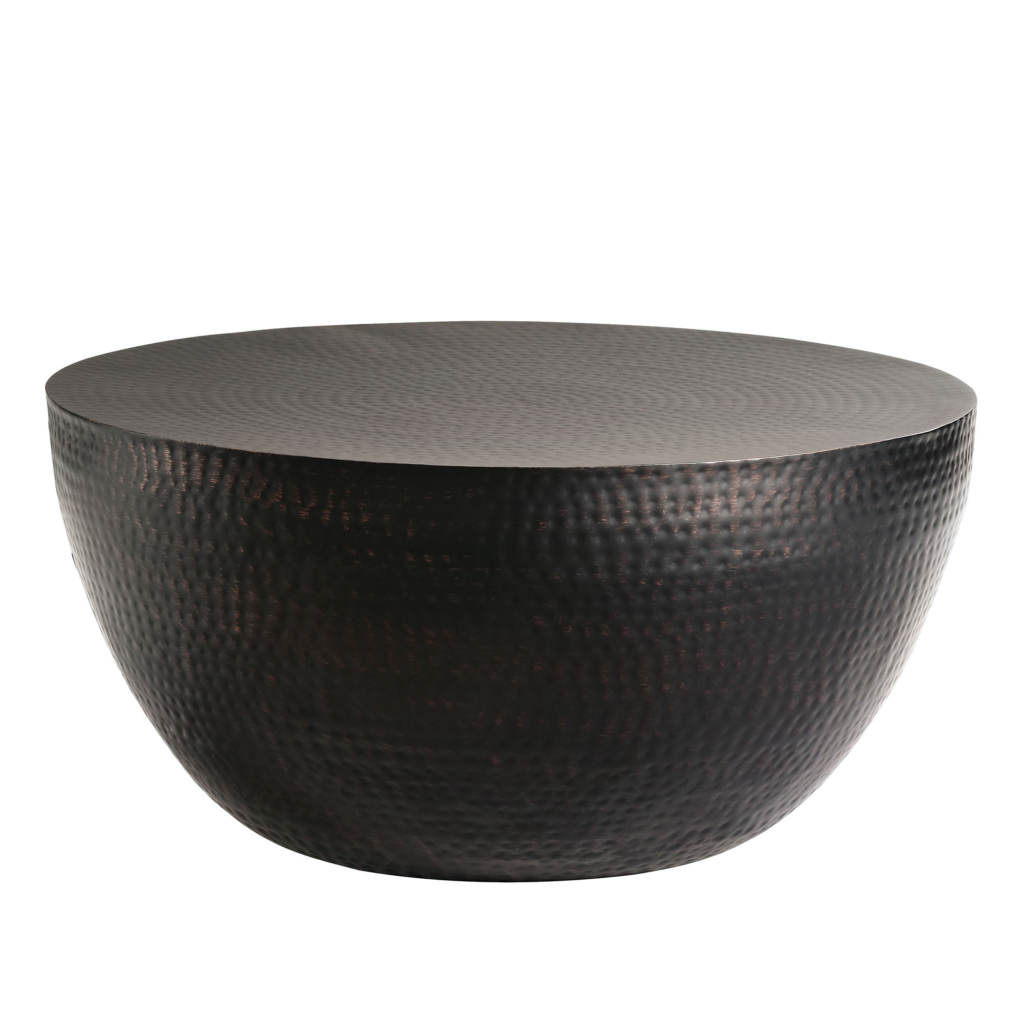 Mella 32 Inch Metal Hammered Coffee Table by Modway