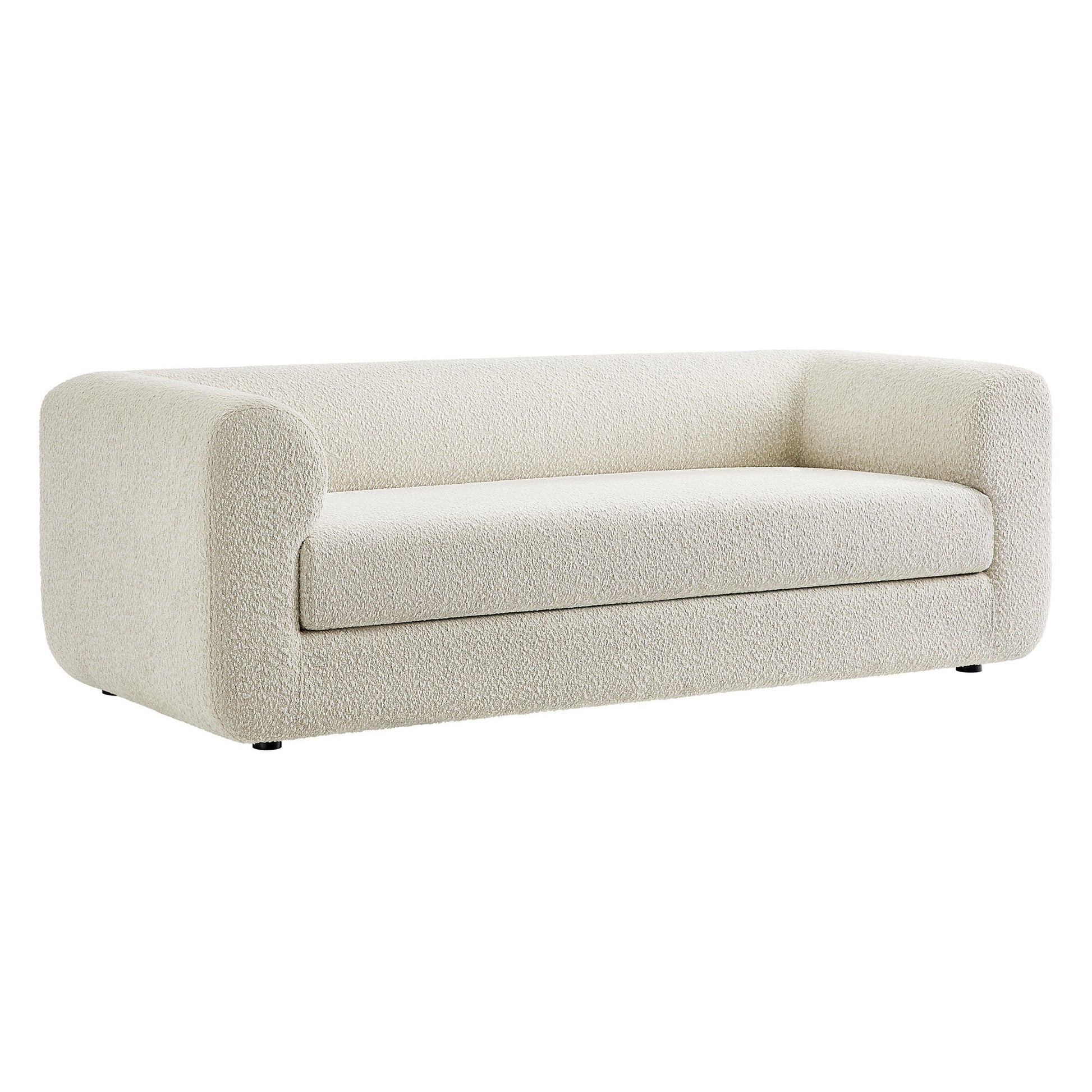 Leif 89" Boucle Upholstered Sofa by Modway - Best Buy Furniture
