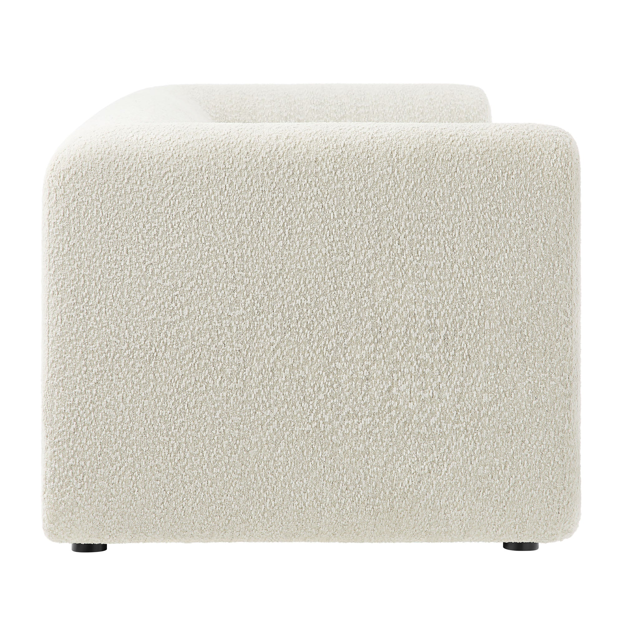 Leif 89" Boucle Upholstered Sofa by Modway - Best Buy Furniture