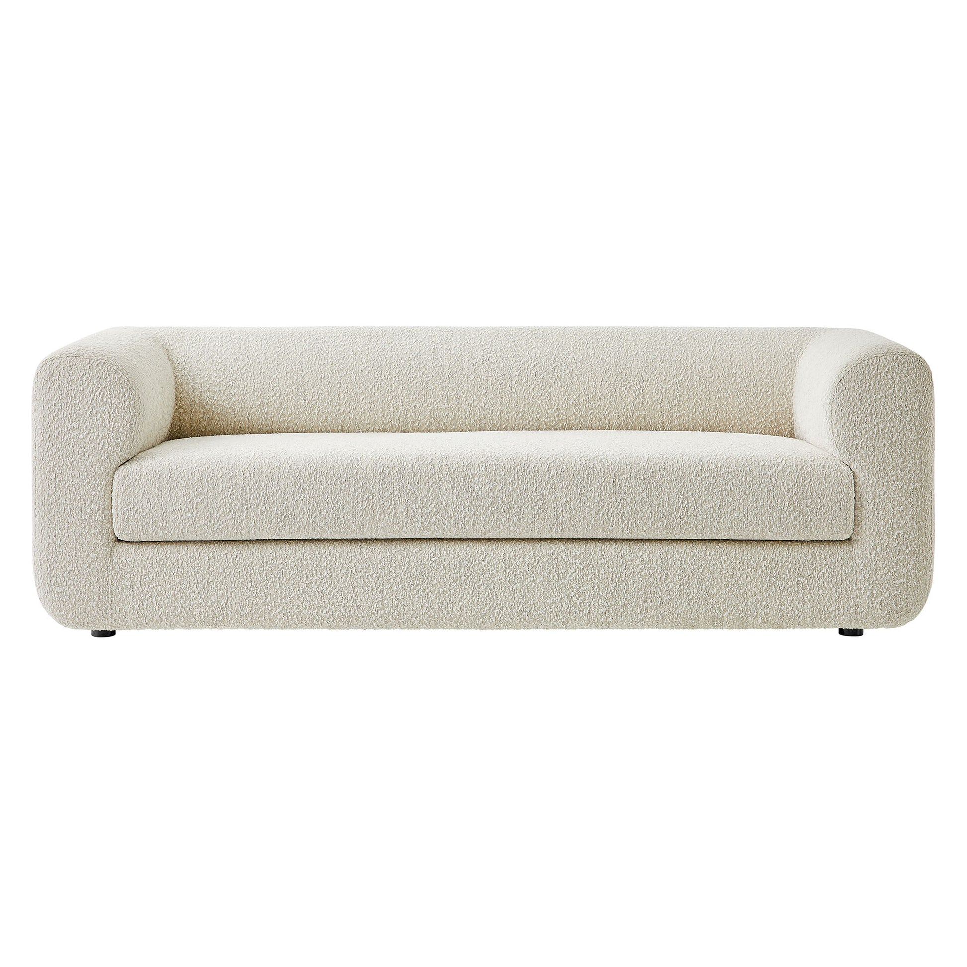 Leif 89" Boucle Upholstered Sofa by Modway - Best Buy Furniture